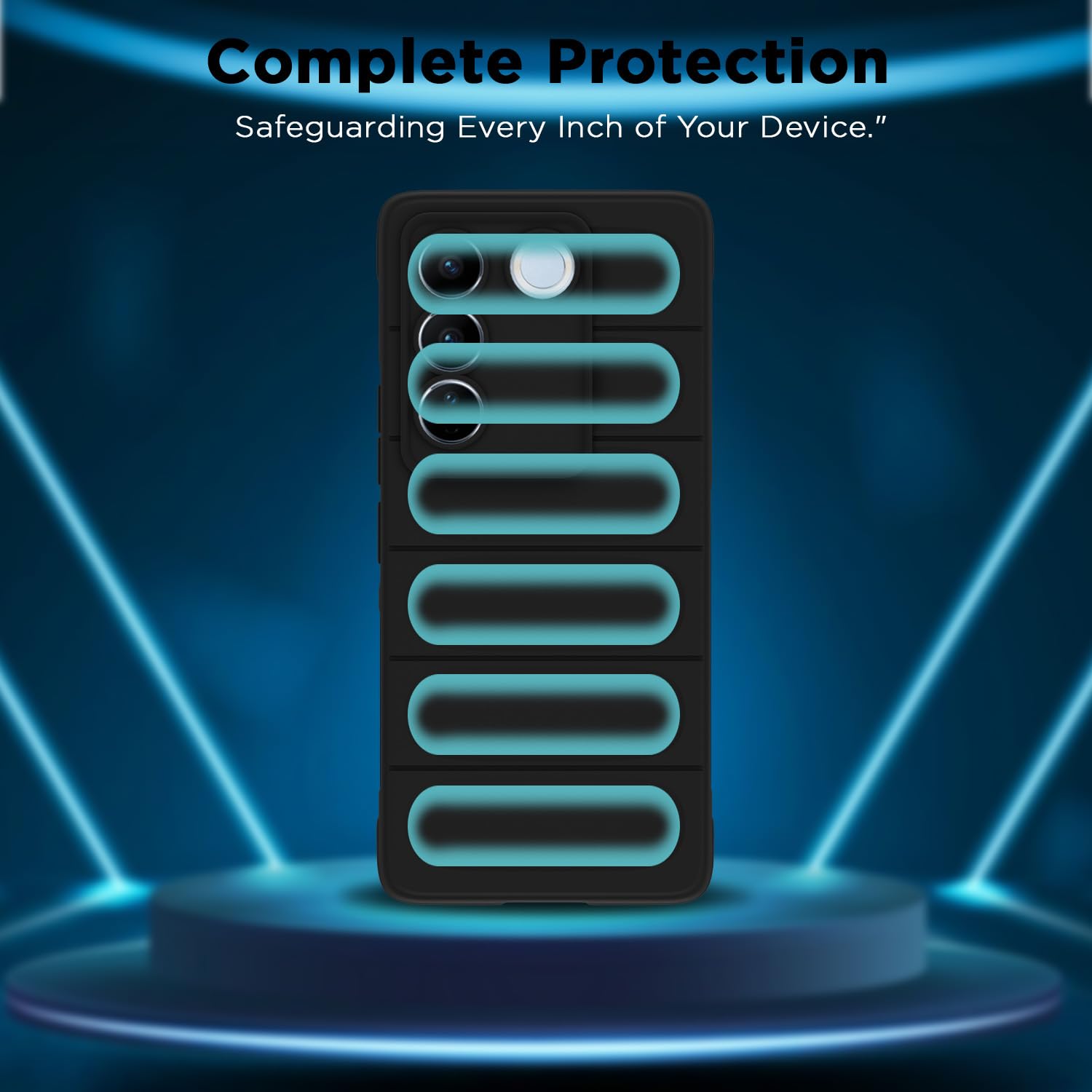 Vivo V27/V27 Pro 5G mobile back cover in black by Pikkme – photo 2