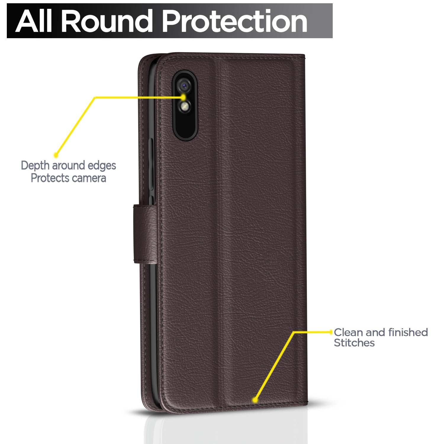 Coffee Wallet mobile flip cover for Redmi 9A/9i/9A Sport – Pikkme – photo 4