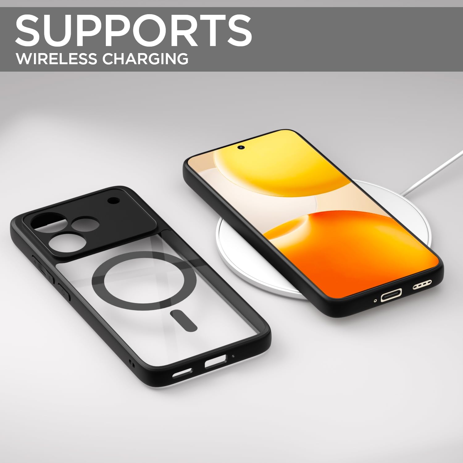 Realme P4 Pro 5G back cover in black mag-safe by Pikkme – photo 7