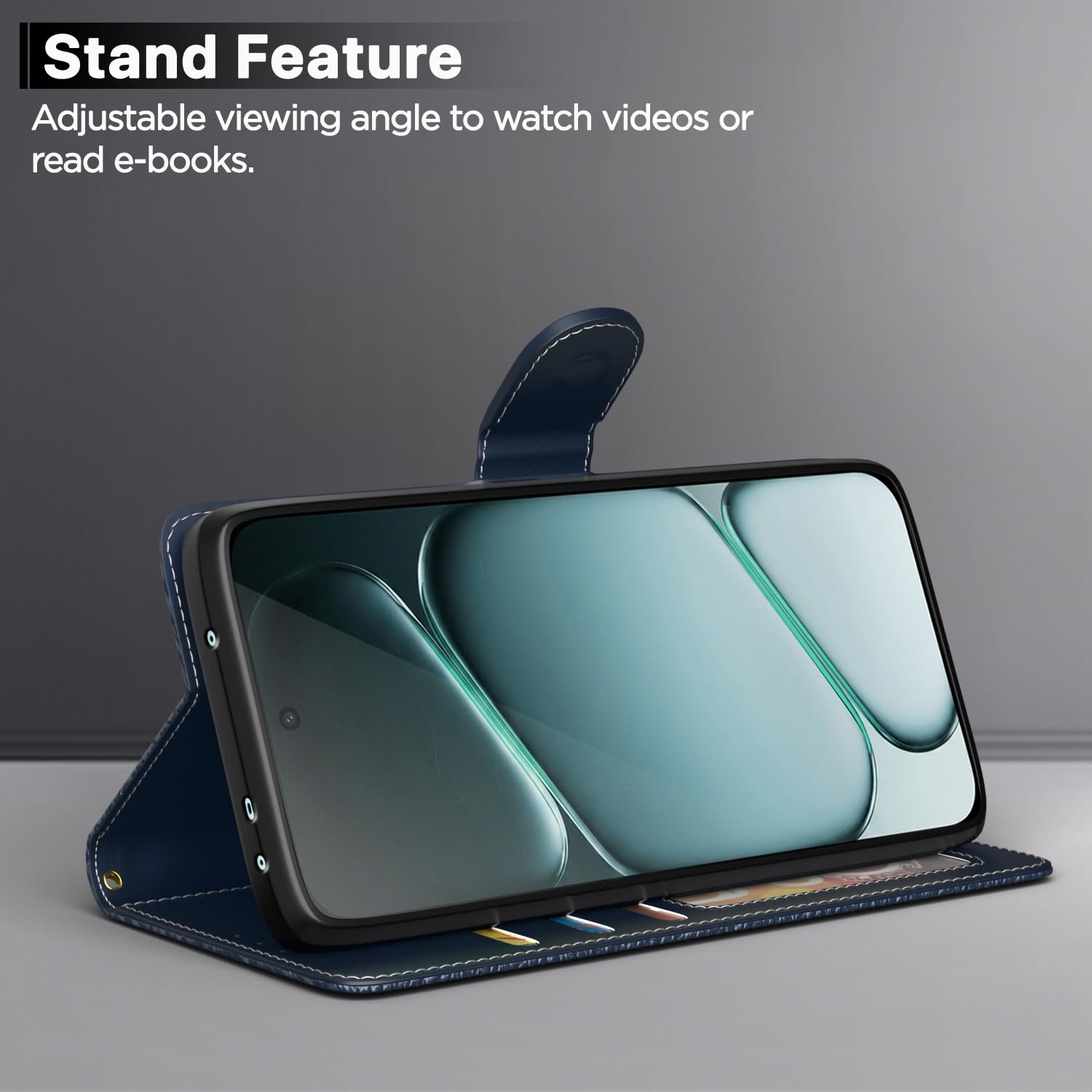 Pikkme OnePlus Nord CE 6 5G blue mobile flip cover – photo 3