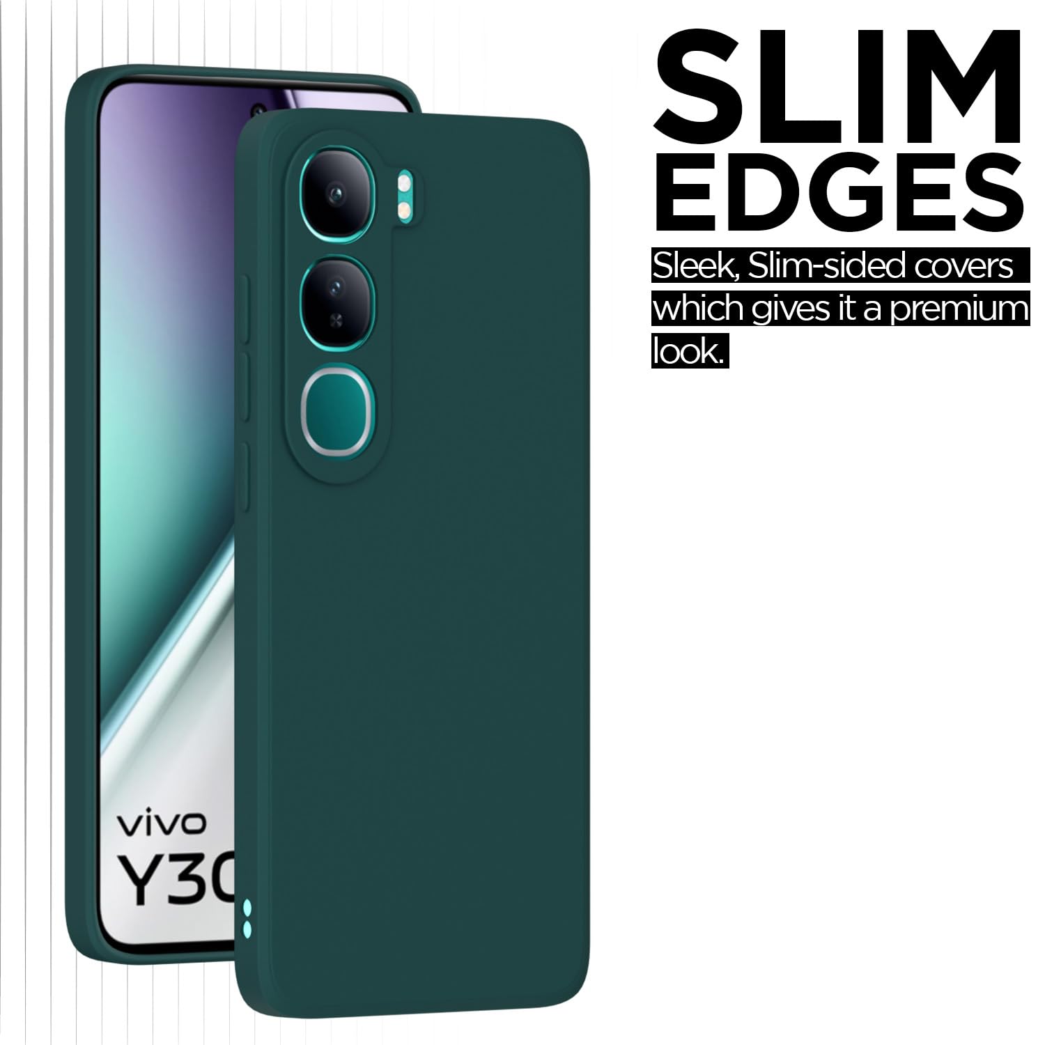 Green phone cover for Vivo Y300/V40 Lite 5G – Pikkme – photo 6