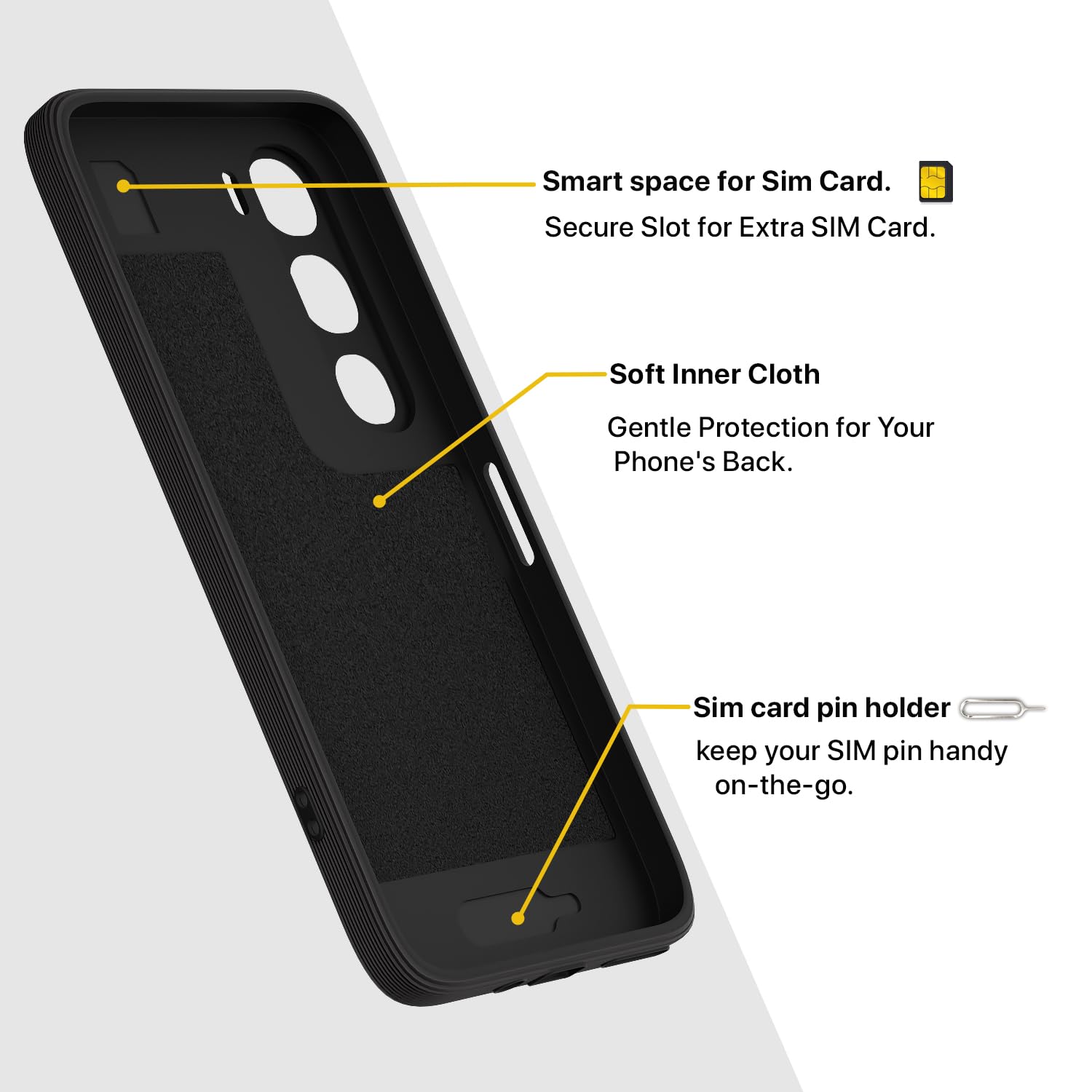 Black phone cover for Vivo Y31 5G – Pikkme – photo 6