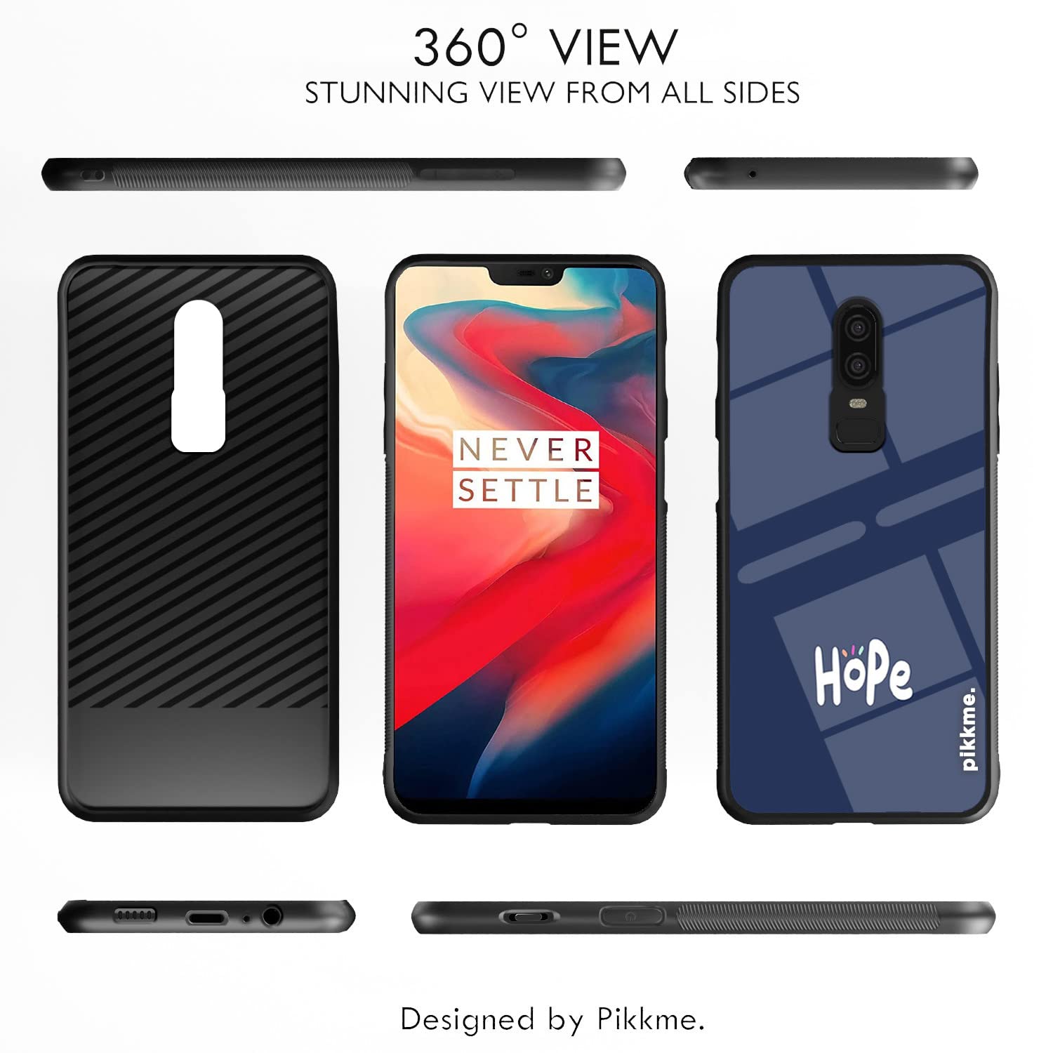 Pikkme OnePlus 6 Hybrid mobile back cover – photo 2