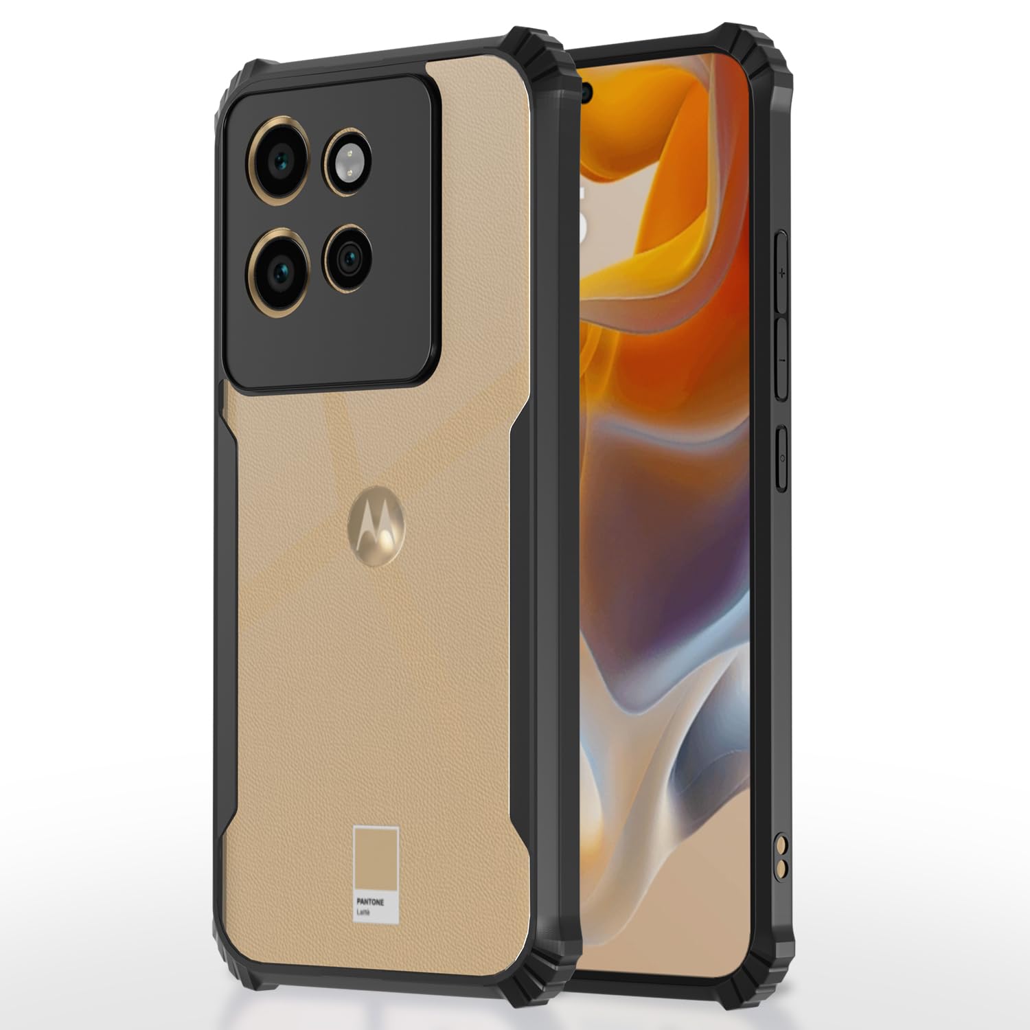 Moto Edge 50 Neo 5G Eagle Back Cover -Black