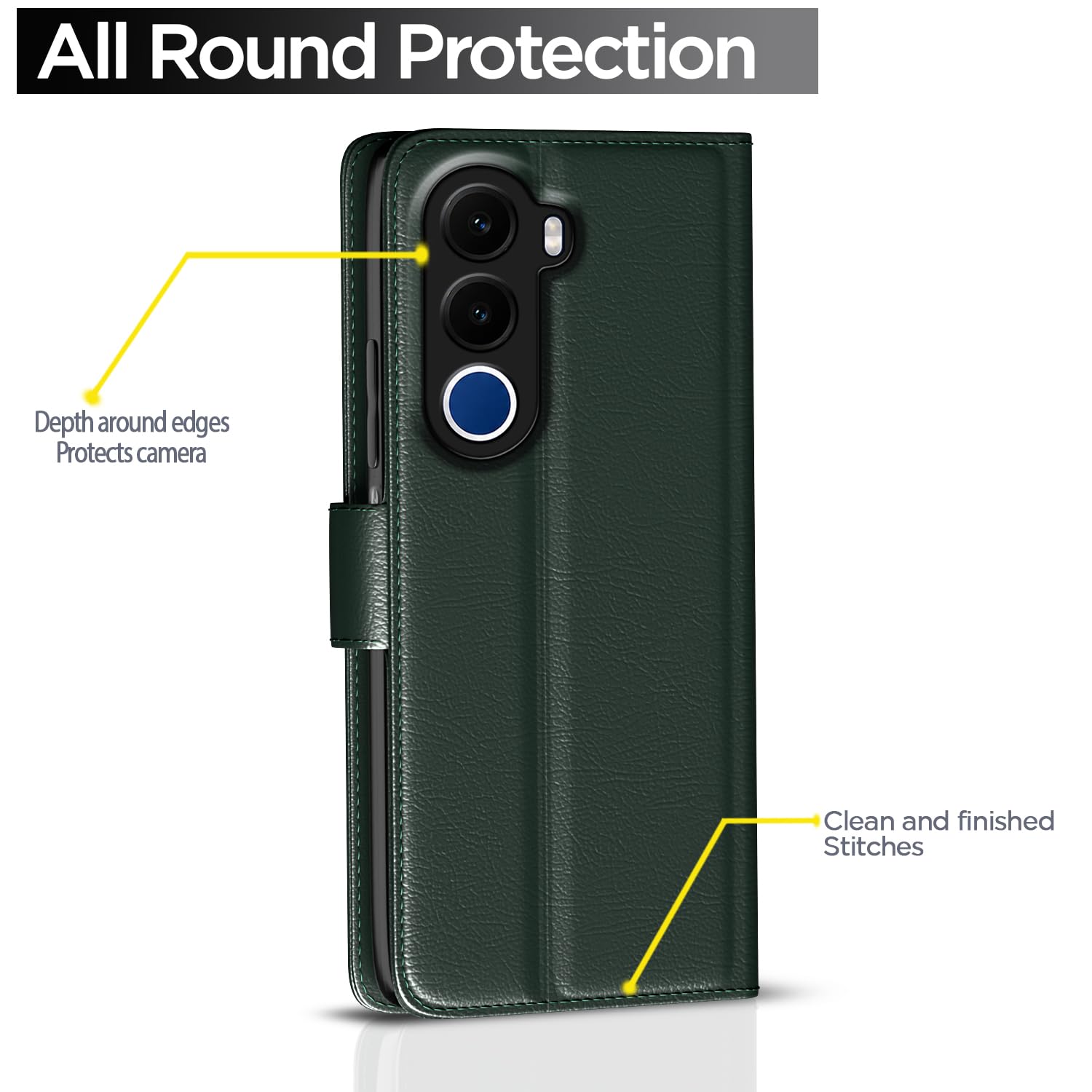 Realme C100x flip cover in green by Pikkme – photo 4
