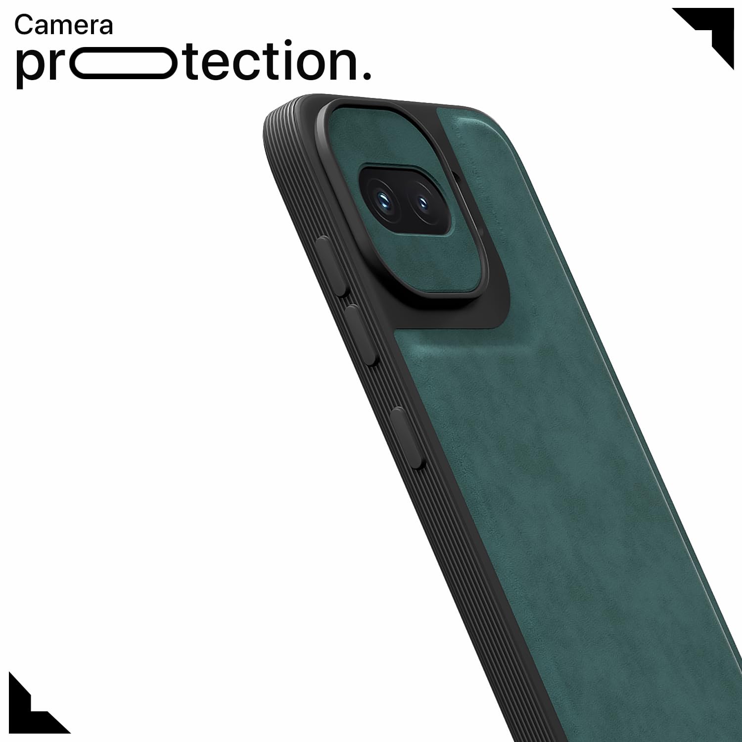 iQOO 15R 5G Leather back cover in green by Pikkme – photo 5