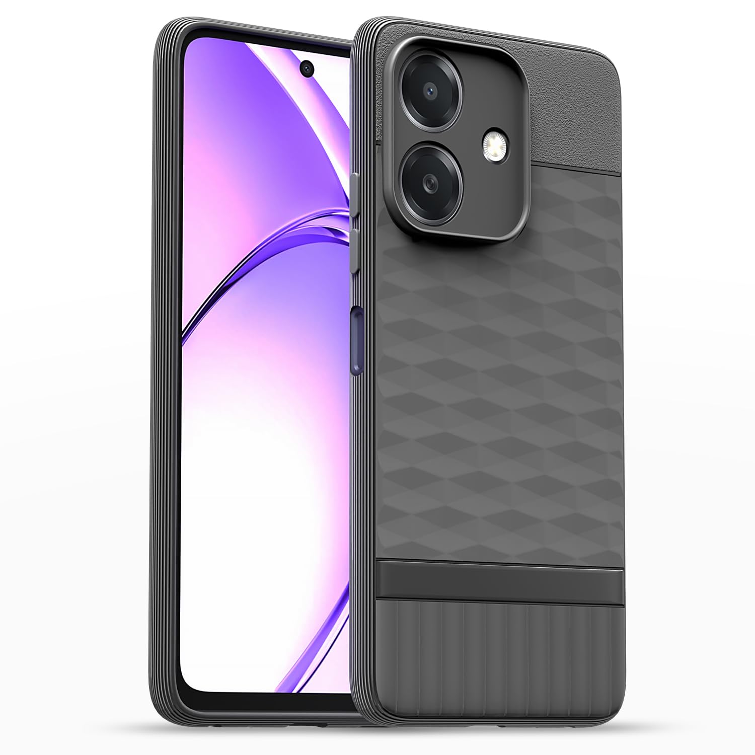 Realme C61 / Realme Narzo N61 Gencase Back Cover - Grey
