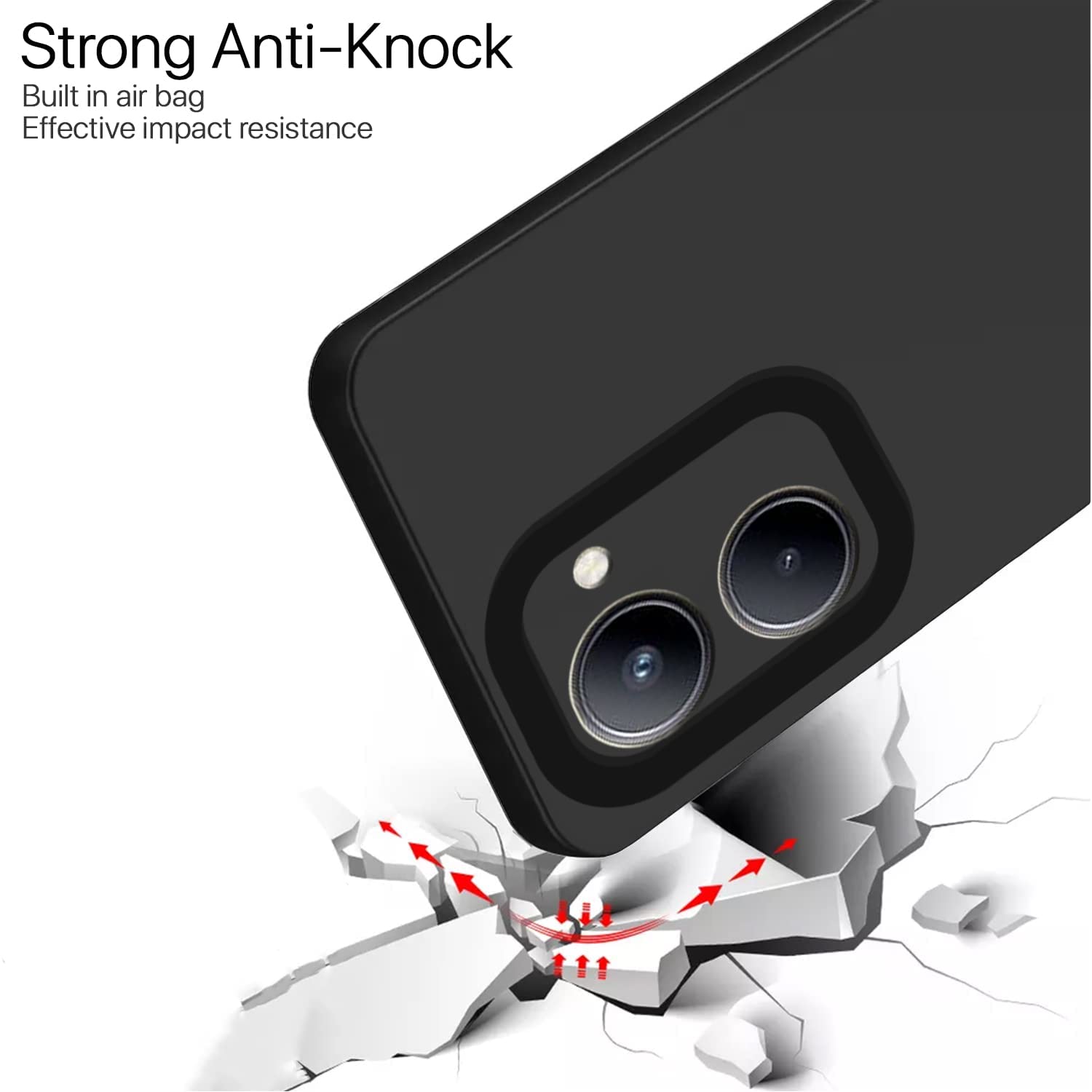 Black Matte mobile cover for Realme C33 – Pikkme – photo 5