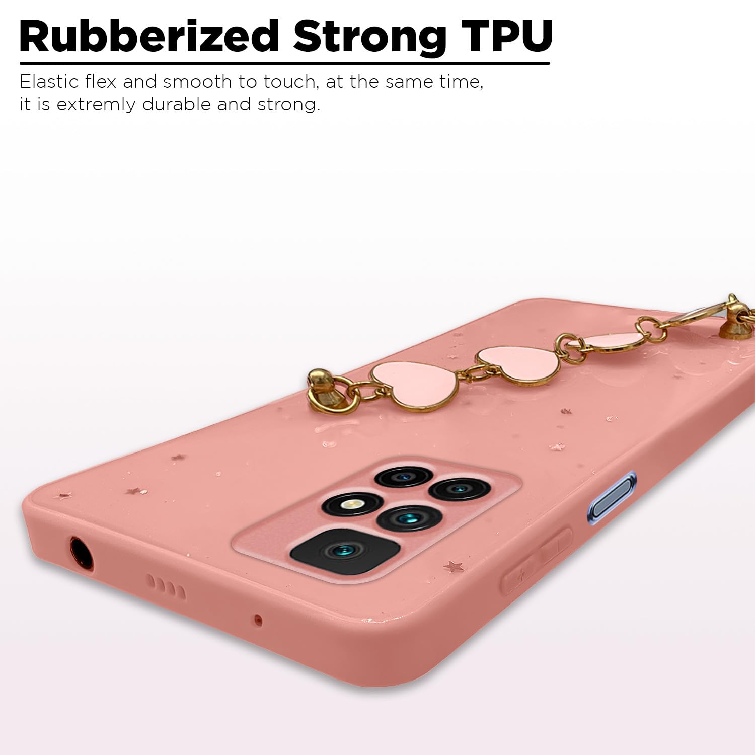 Pikkme pink Chain mobile back cover for Redmi 10 Prime – photo 5