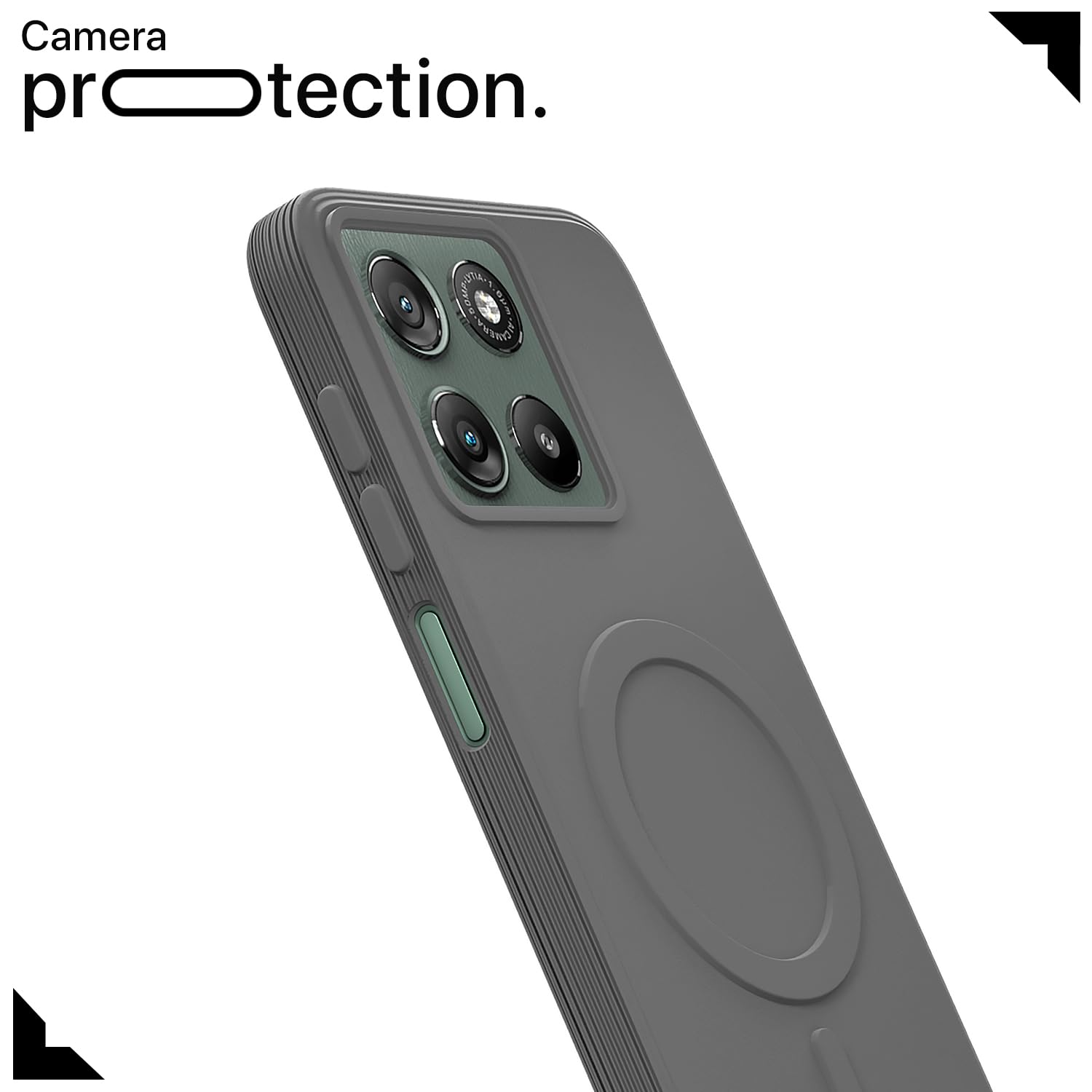 Moto G67 Power/G57 Power/G Max 5G MagSafe mobile back cover in grey by Pikkme – photo 5