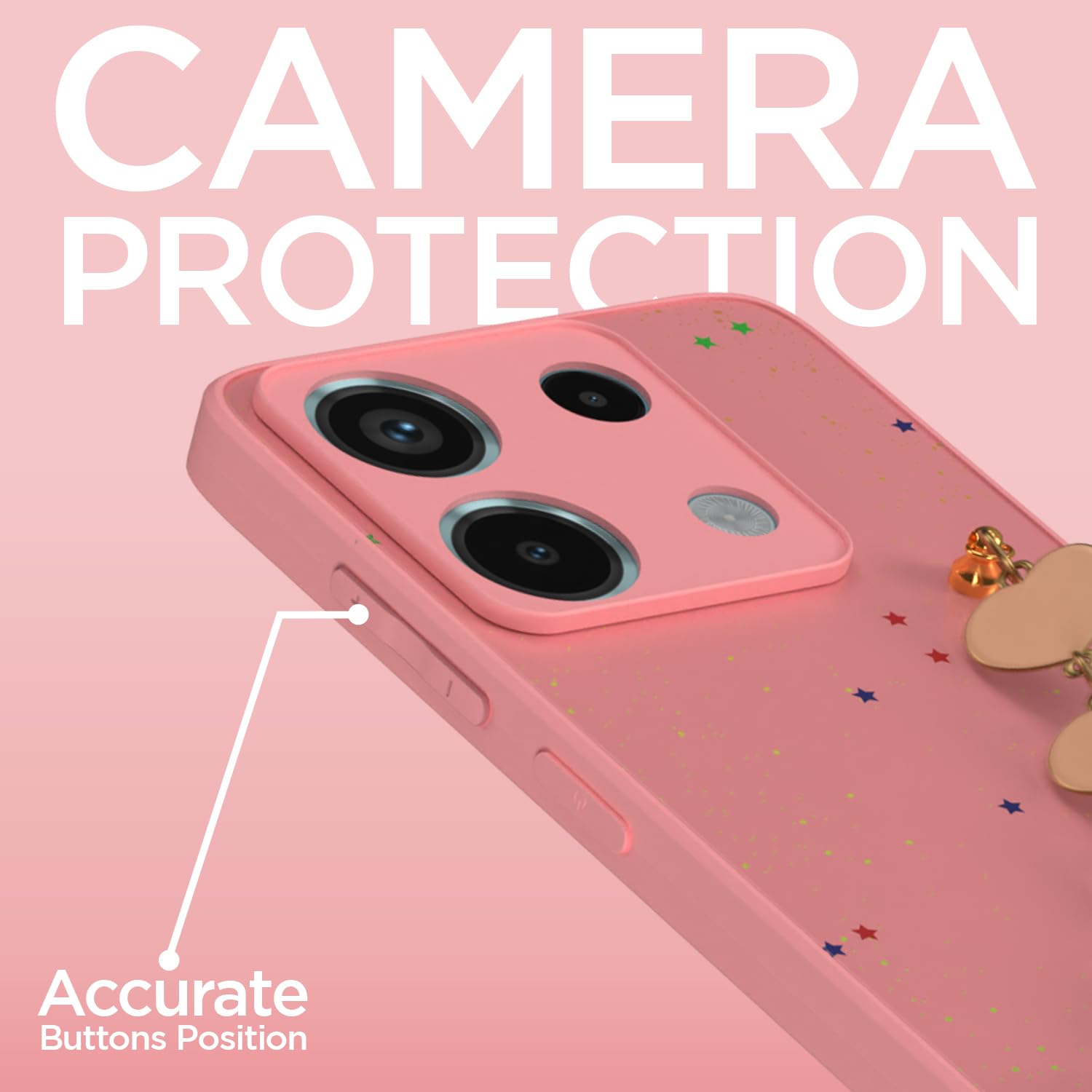 Pikkme pink Chain phone cover for Redmi Note 13 Pro 5G – photo 3