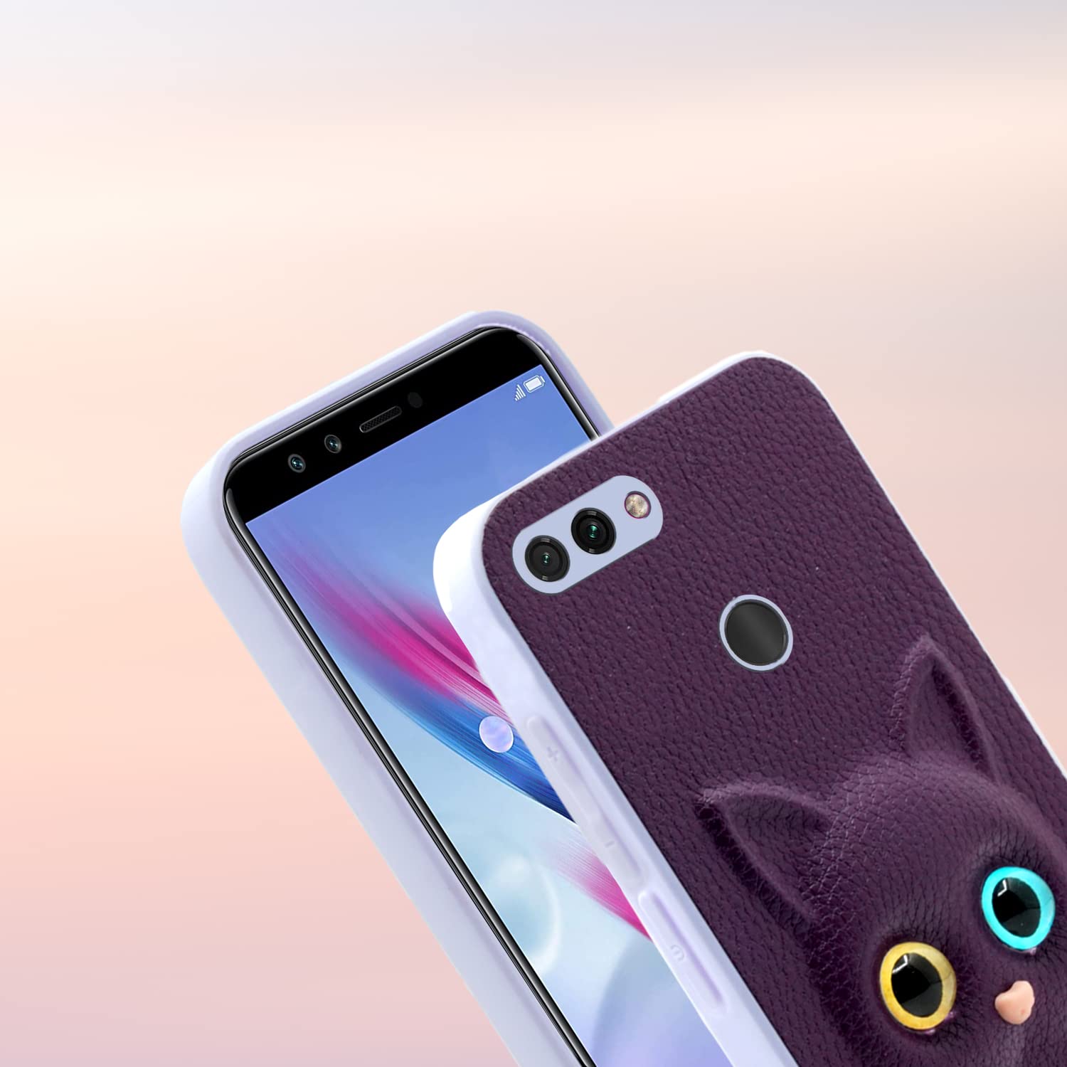 Pikkme purple Cat phone cover for Honor 9 Lite – photo 6