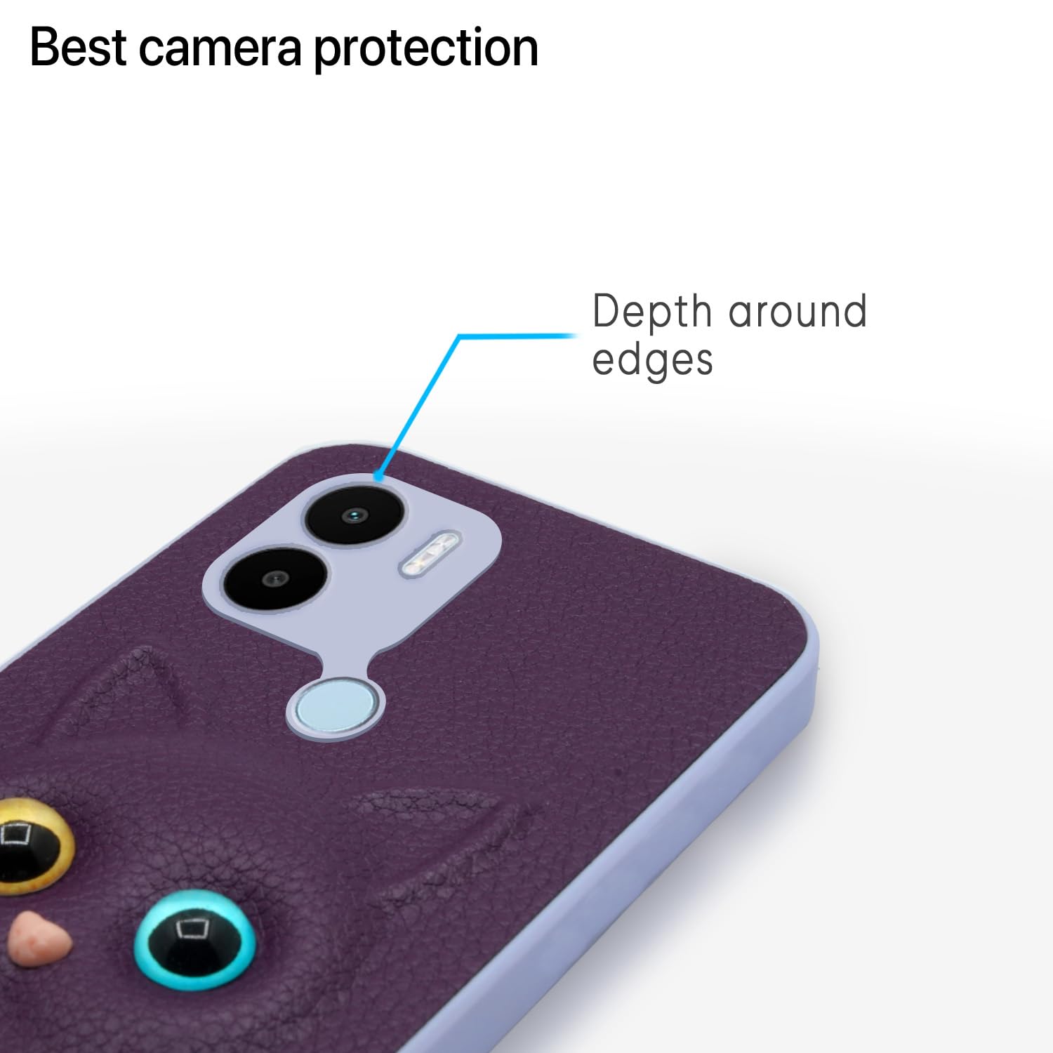 Pikkme purple back cover for Poco C51/Redmi A1 Plus/Redmi A2 Plus/C50, Redmi A1 Plus/A2 Plus/Poco C50 – photo 5