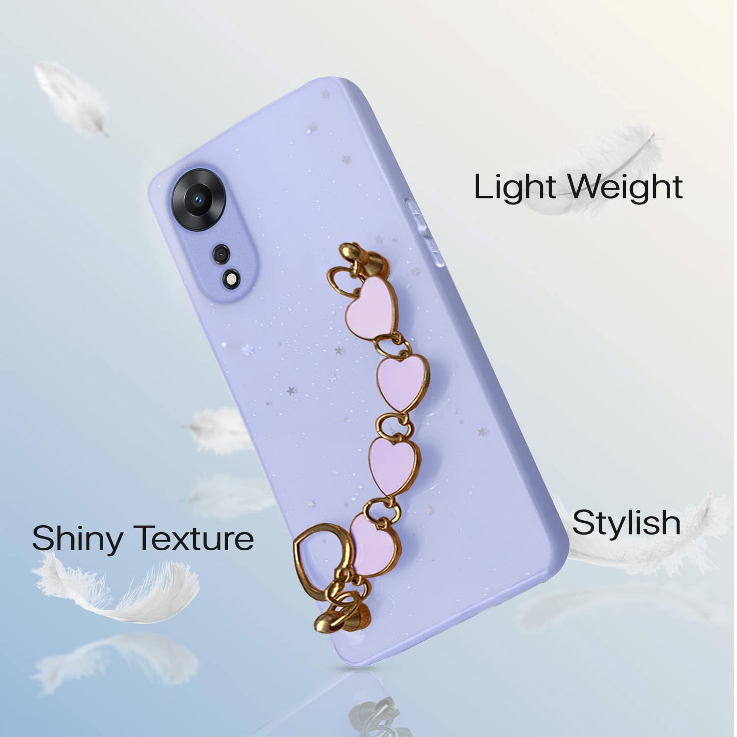 Pikkme Oppo A78 5G Chain purple mobile cover – photo 6