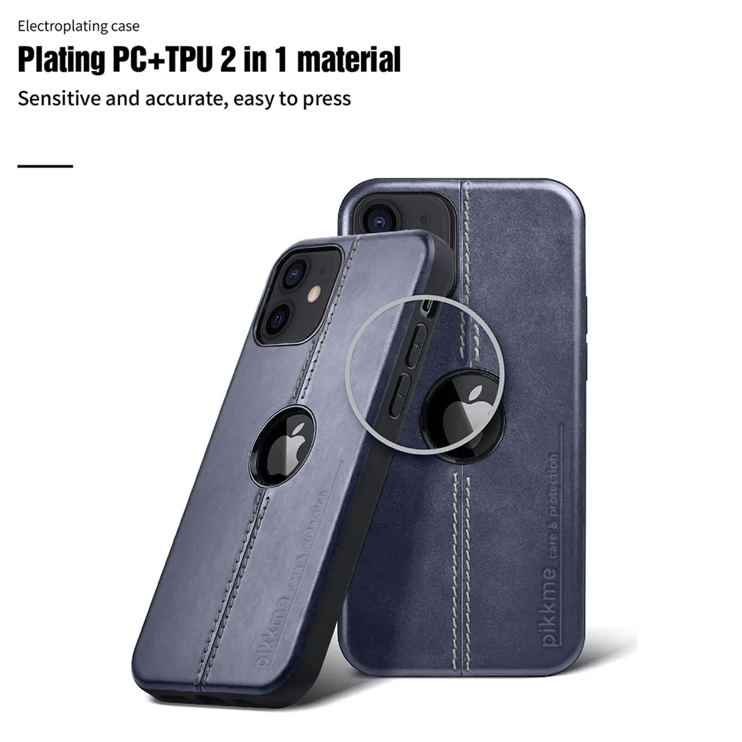 Pikkme blue mobile back cover for iPhone 12/12 Pro – photo 7