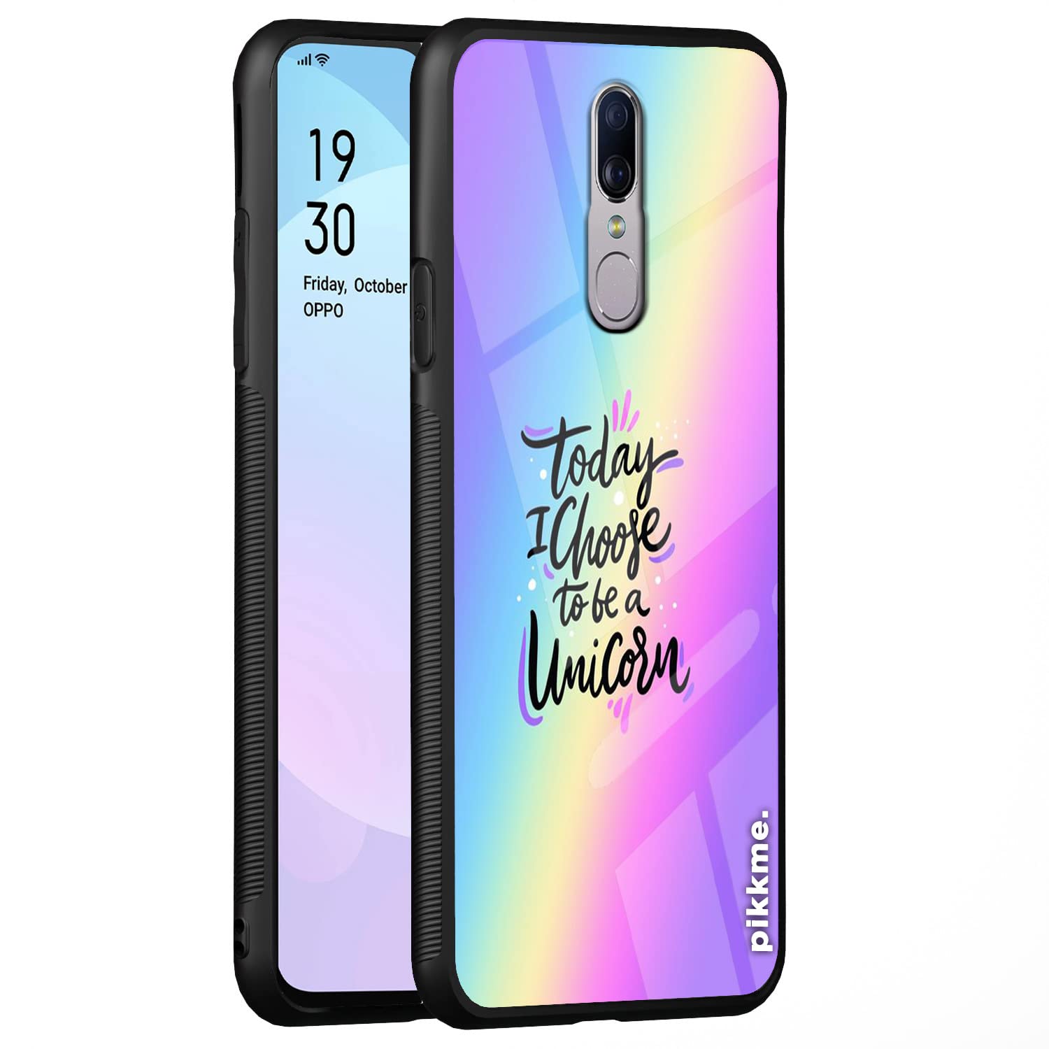 Oppo F11 Hybrid mobile back cover by Pikkme