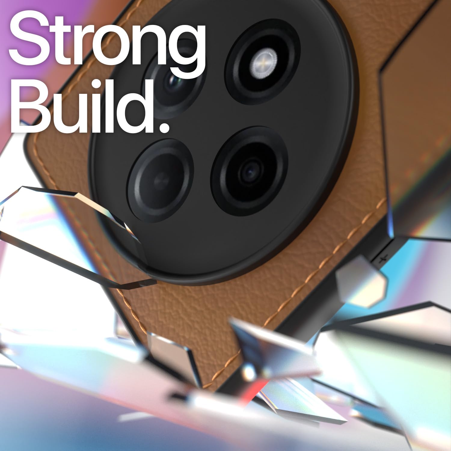 Pikkme Oppo F27 Pro Plus 5G Leatherback Back Case | Brown