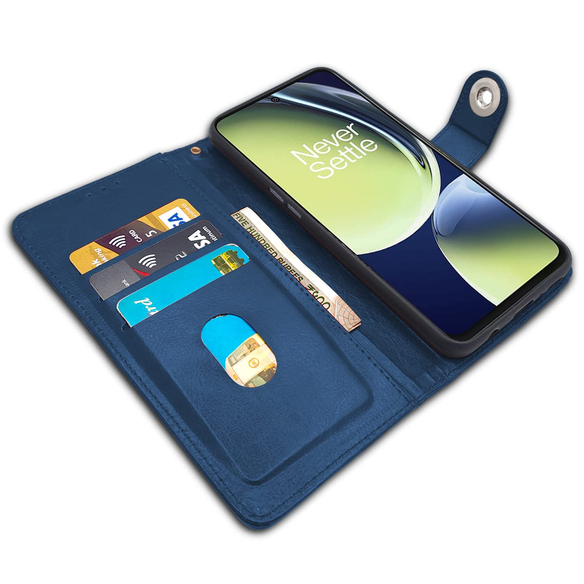 Pikkme OnePlus Nord CE 3 Lite 5G blue flip case – photo 4