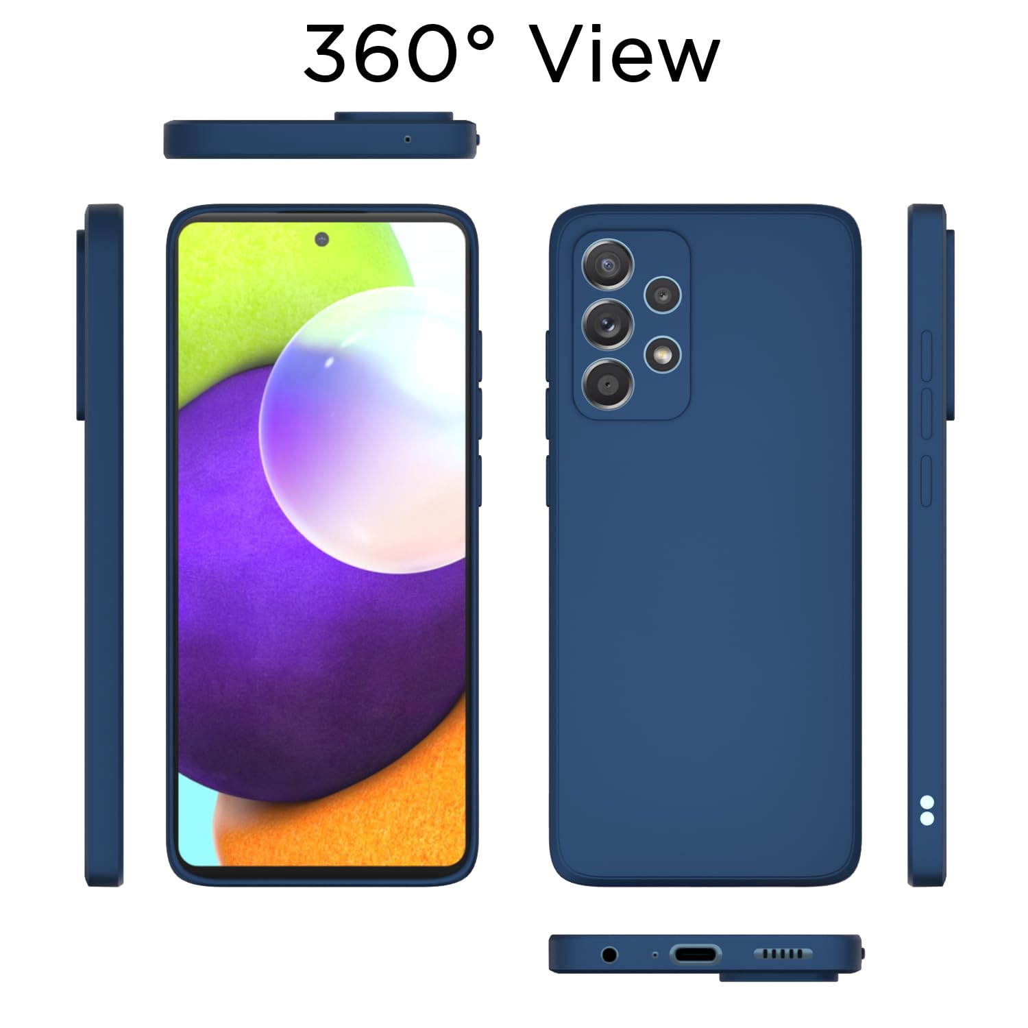 Samsung A52/A52s 5G mobile back cover in blue by Pikkme – photo 4