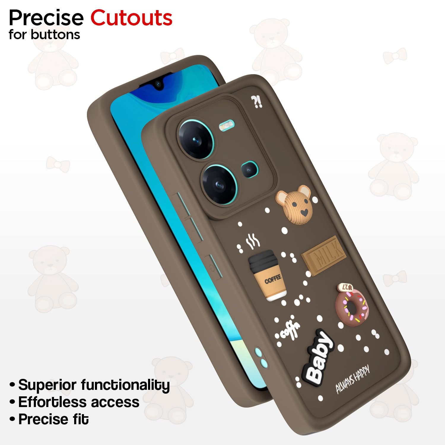 Pikkme Vivo V25 5G brown back cover – photo 6