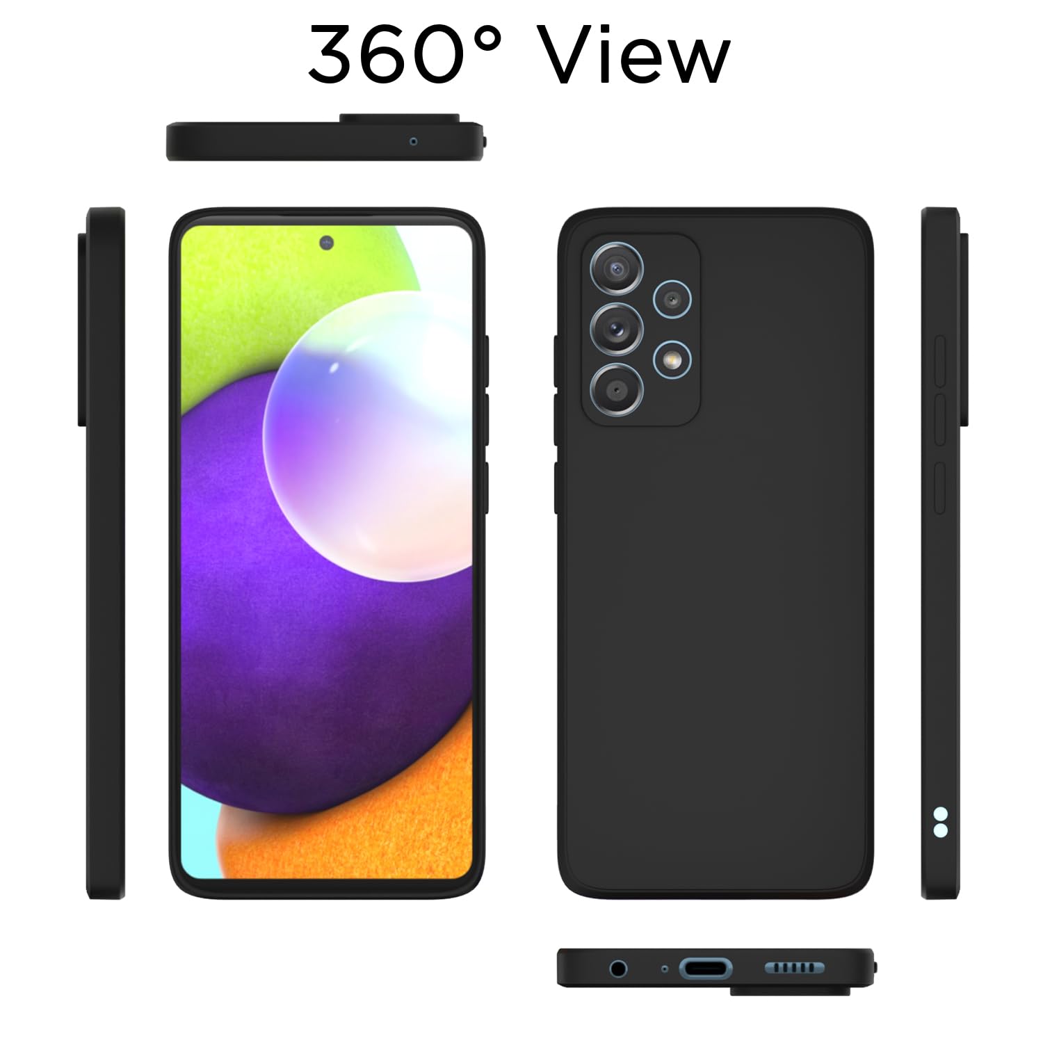Samsung A52/A52s 5G mobile back cover in black by Pikkme – photo 4