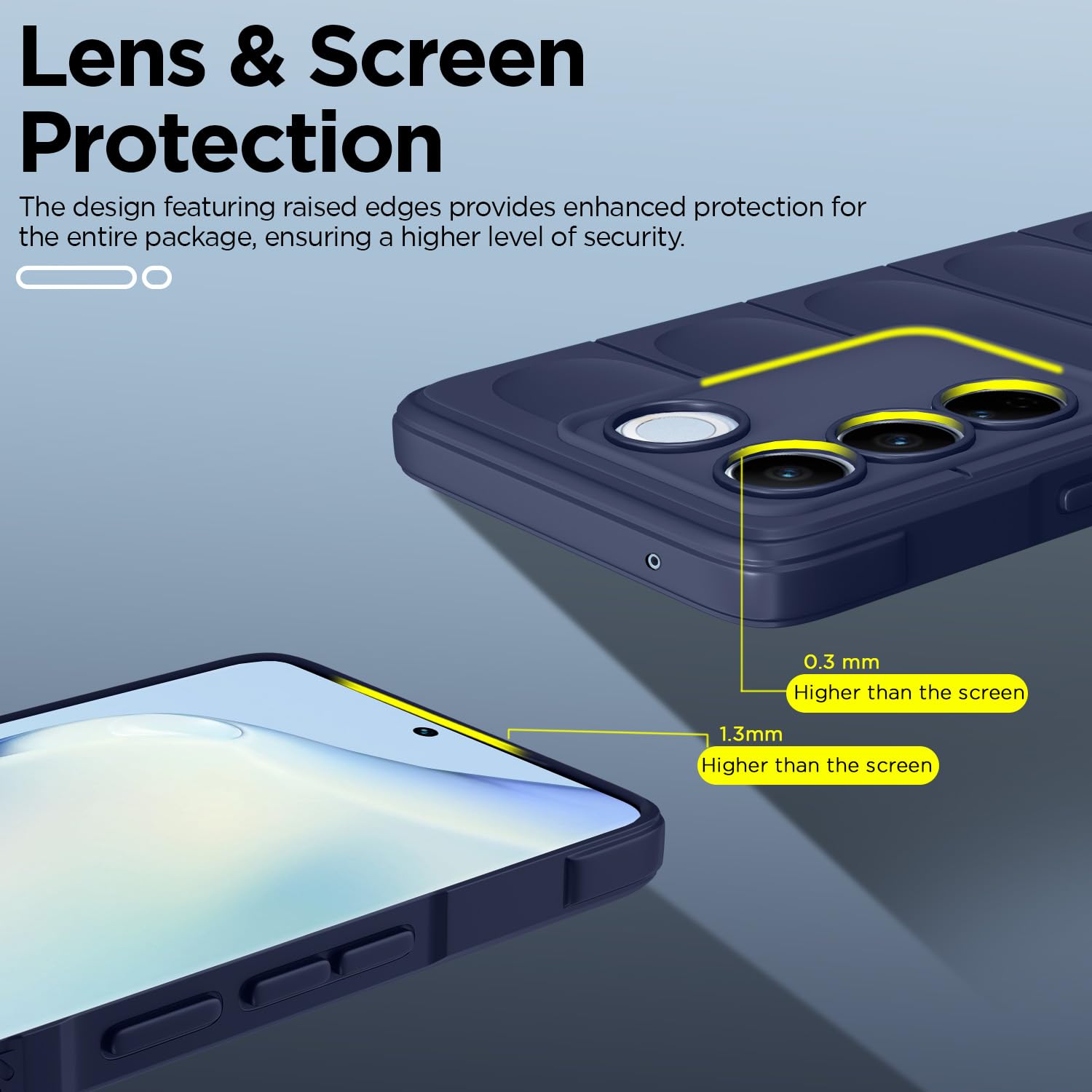 Vivo V27/V27 Pro 5G mobile cover in blue by Pikkme – photo 5