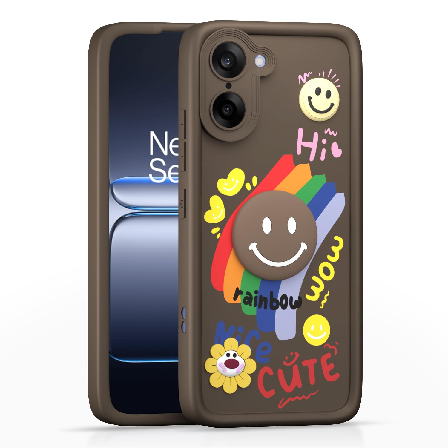 OnePlus Nord CE 5 5G phone cover in brown by Pikkme