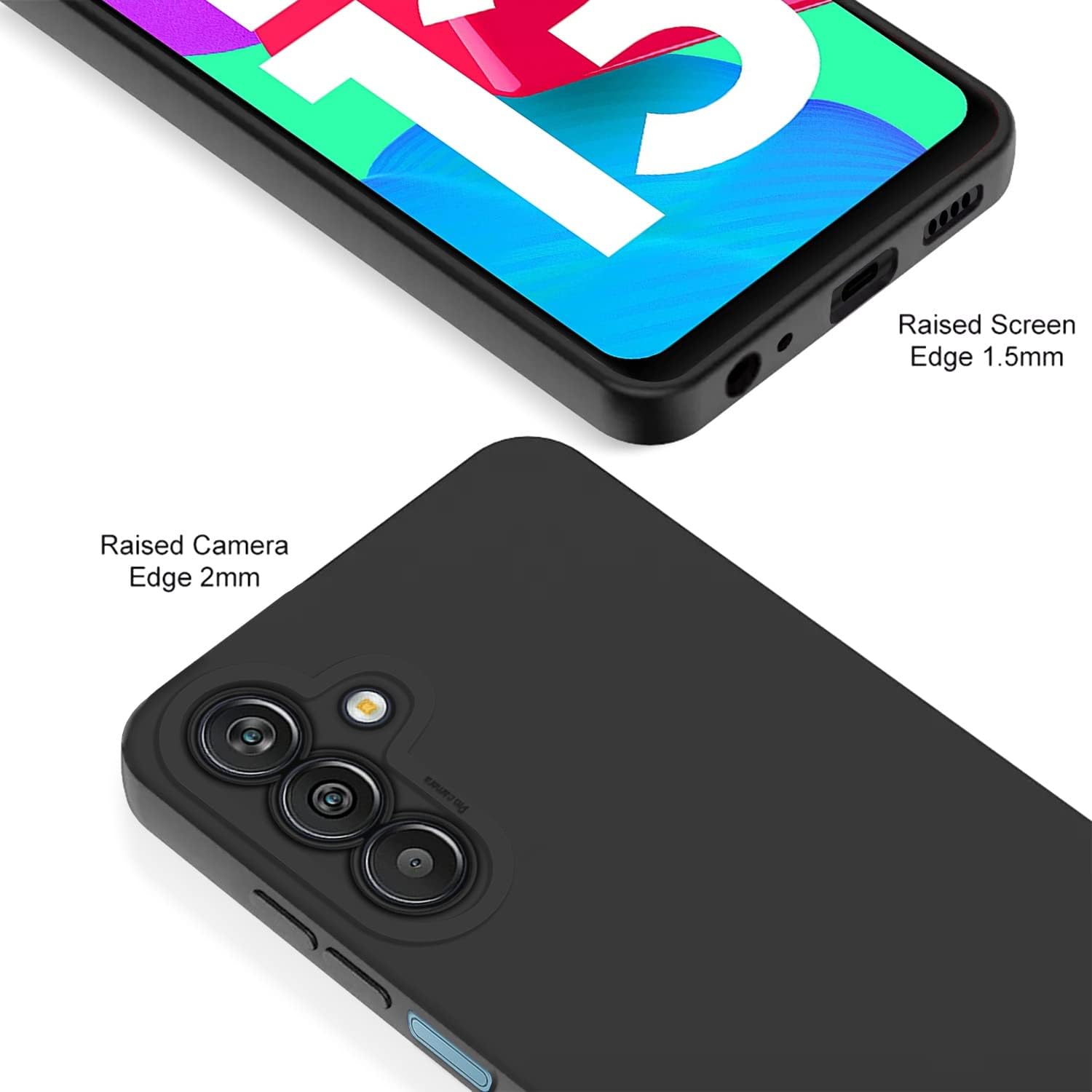 Samsung M13 4G mobile back cover in black by Pikkme – photo 2