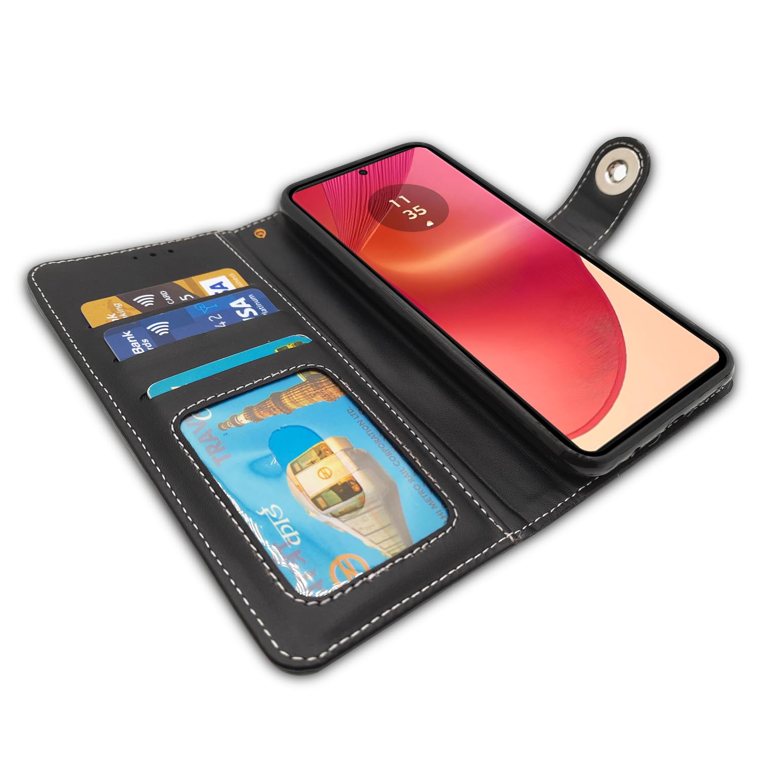 Pikkme grey flip cover for Moto Edge 50 Fusion/G96 5G – photo 4