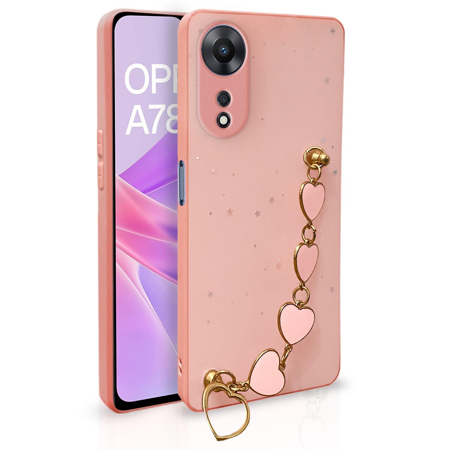 Pikkme Oppo A78 5G pink back cover