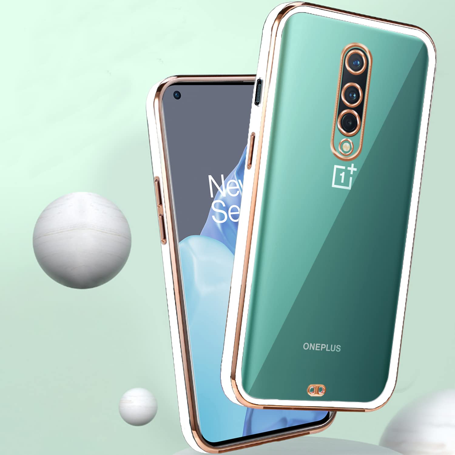OnePlus 8 mobile back cover in white by Pikkme – photo 4