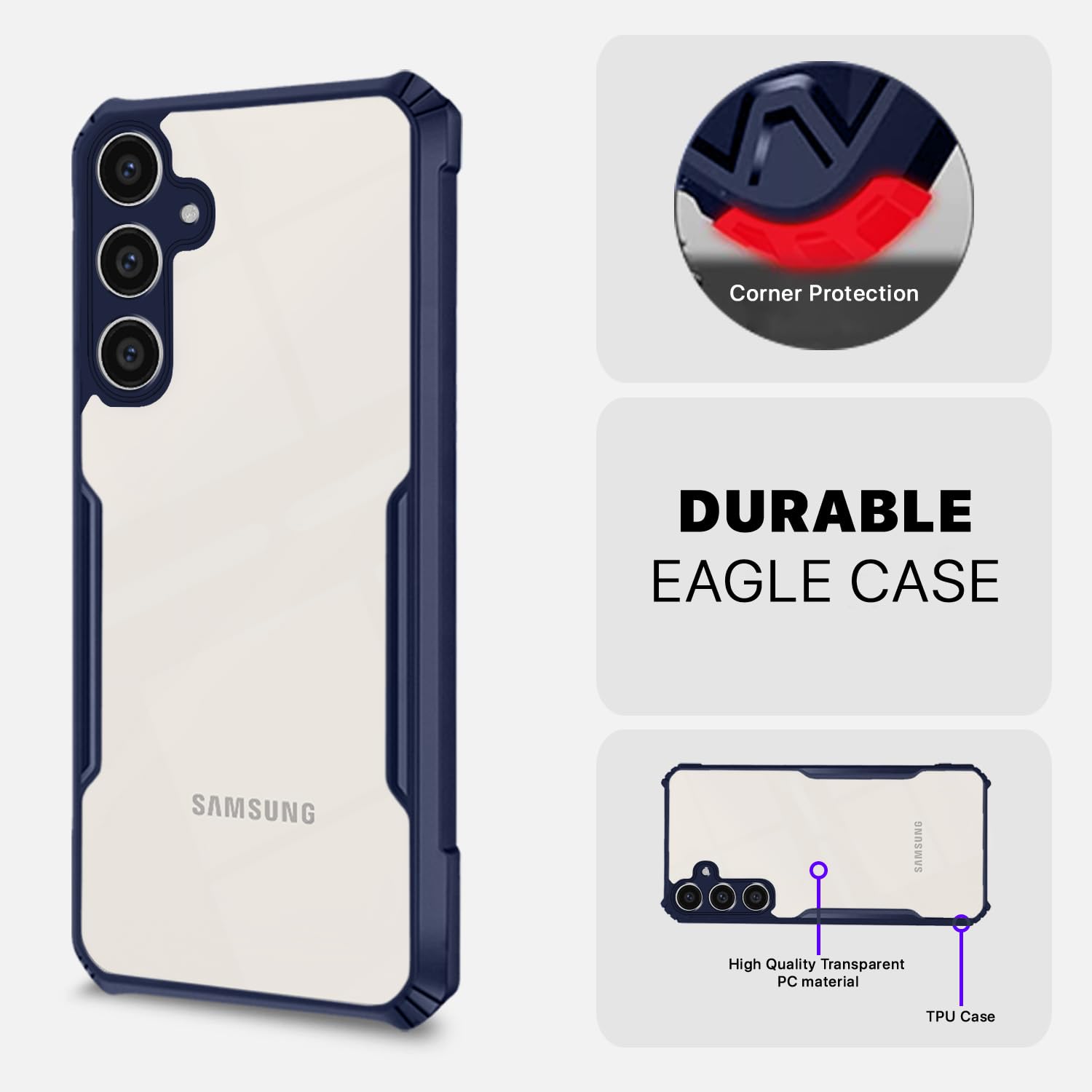Pikkme Samsung S23 FE 5G blue back cover – photo 4