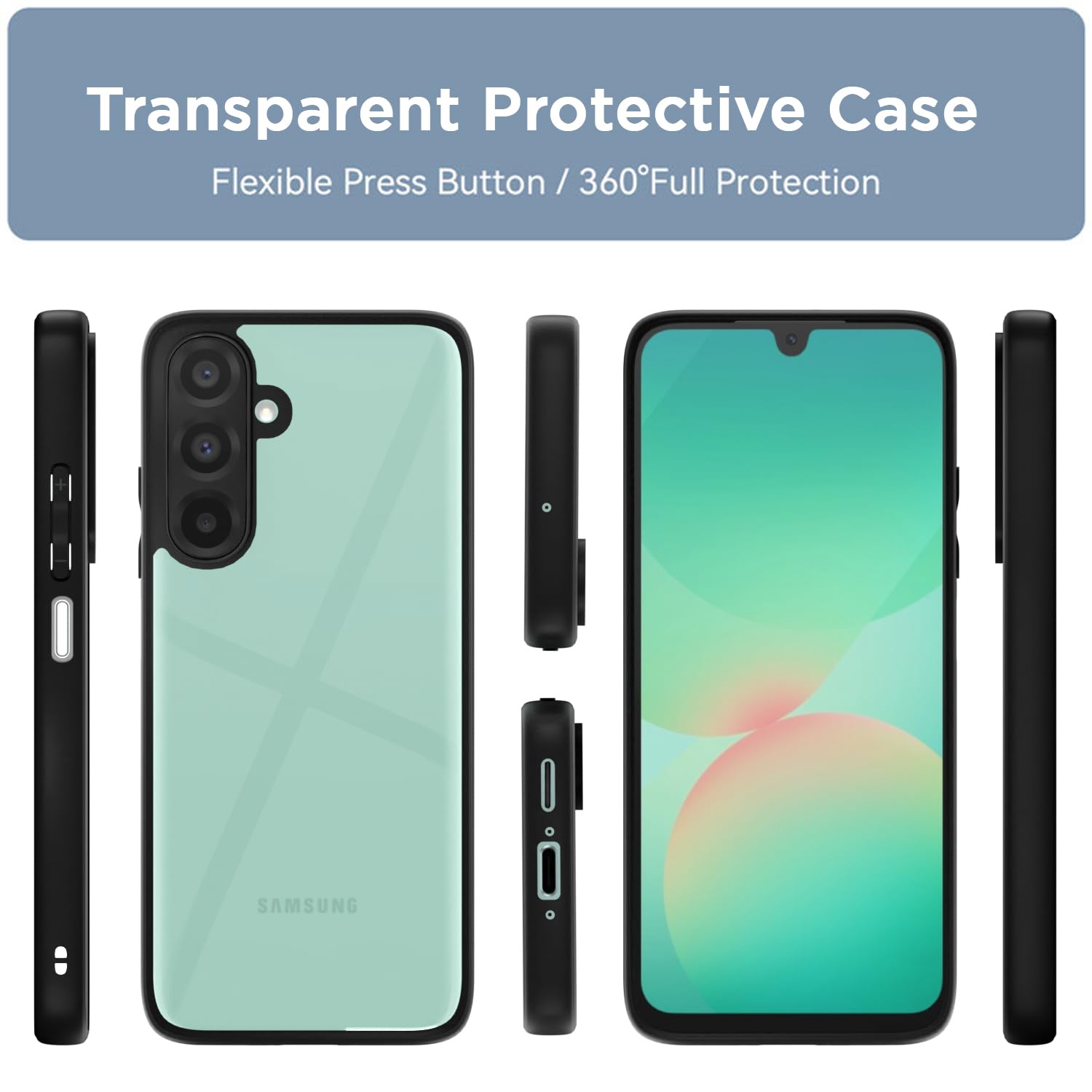 Black mobile cover for Samsung A26 5G – Pikkme – photo 2