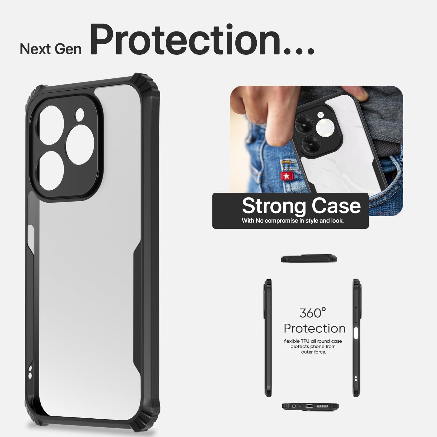 Pikkme Itel A80 black back cover – photo 7