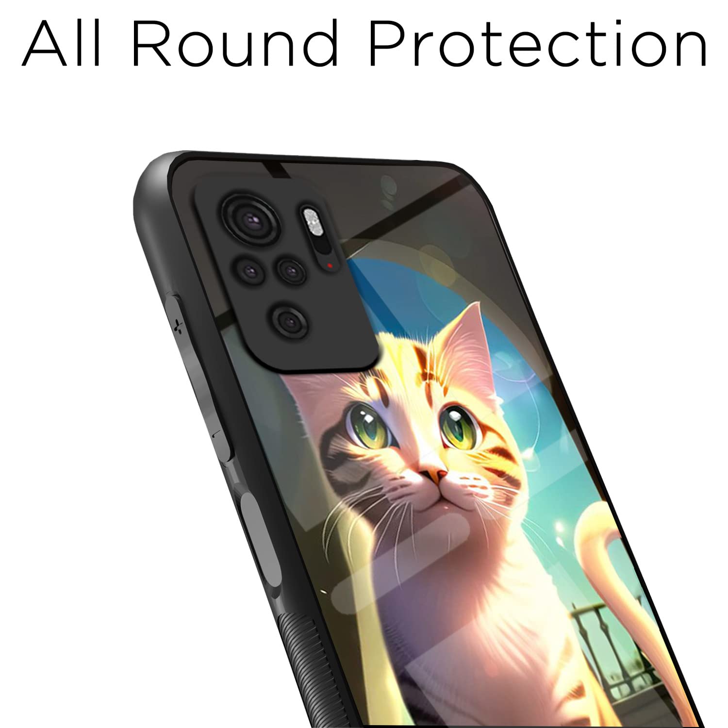 Pikkme Cat mobile back cover for Redmi Note 10/Note 10s – photo 7