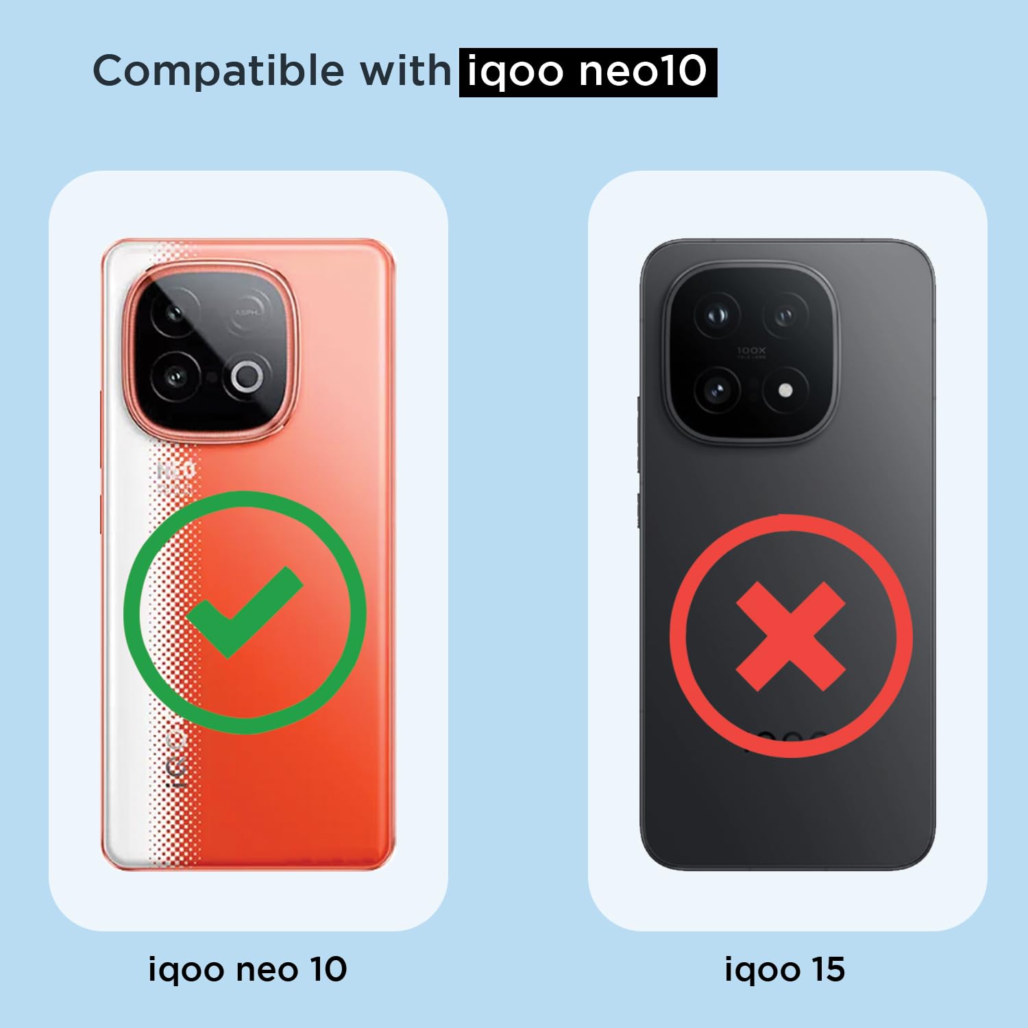 iQOO Neo 10/Vivo Y300 GT 5G MagSafe phone cover in transparent mag-safe by Pikkme – photo 4