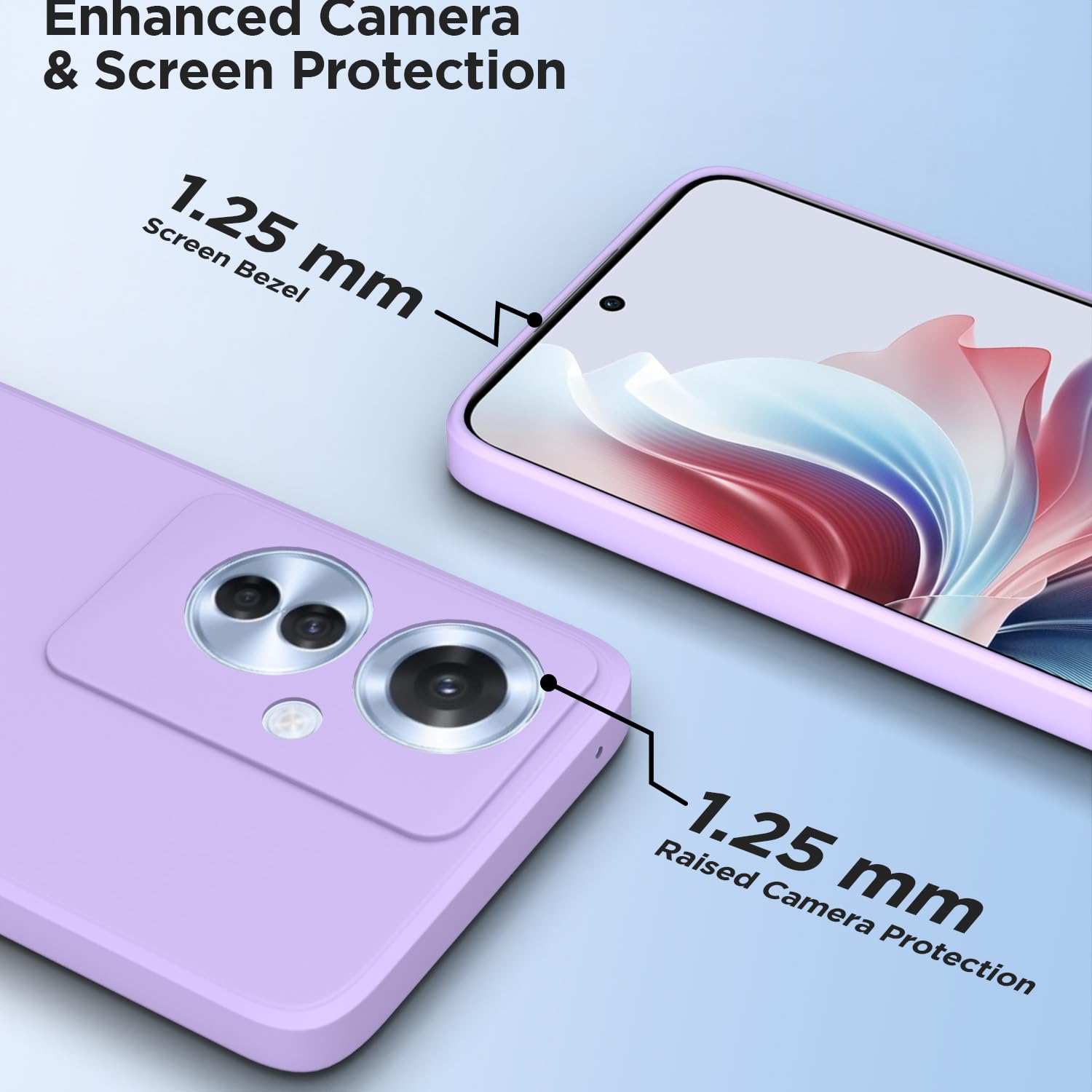 Purple Matte phone cover for Oppo F25 Pro 5G – Pikkme – photo 2