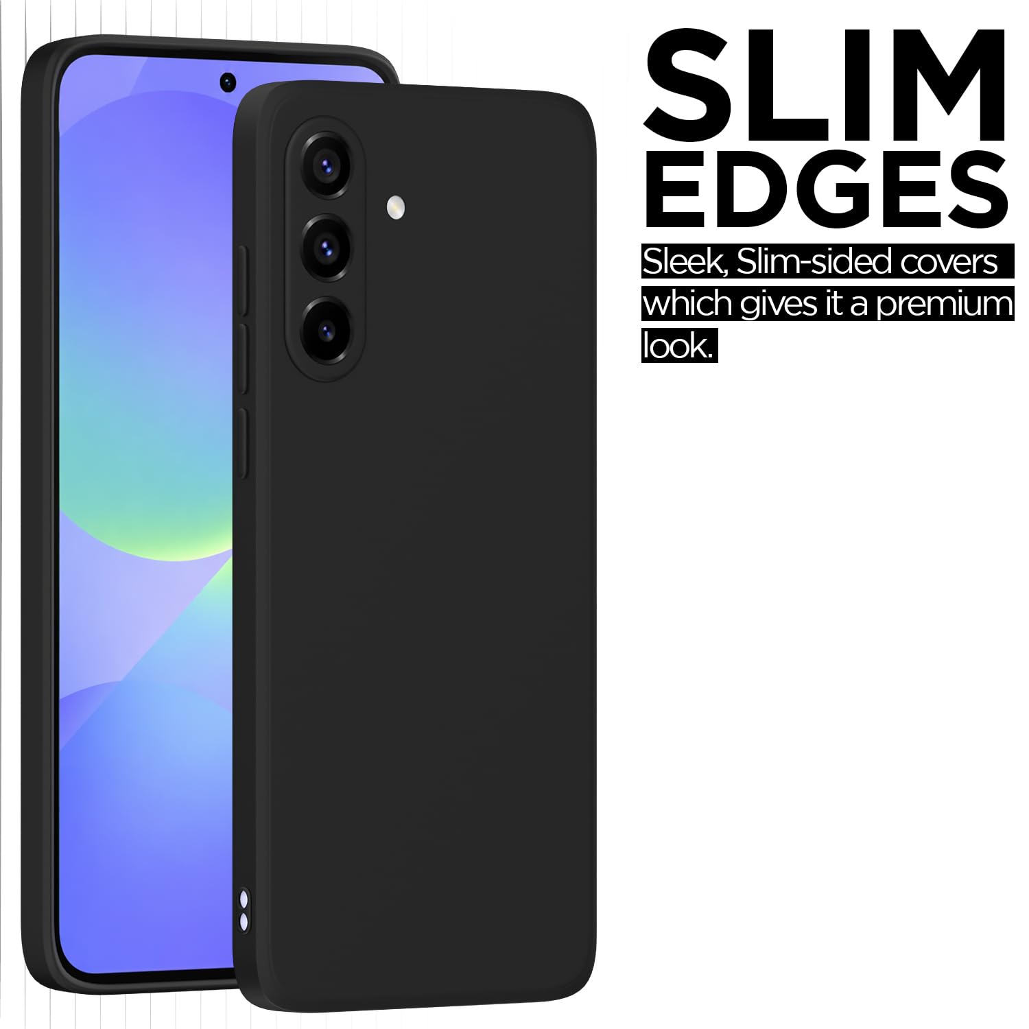 Black Matte mobile back cover for Samsung A36 5G – Pikkme – photo 6