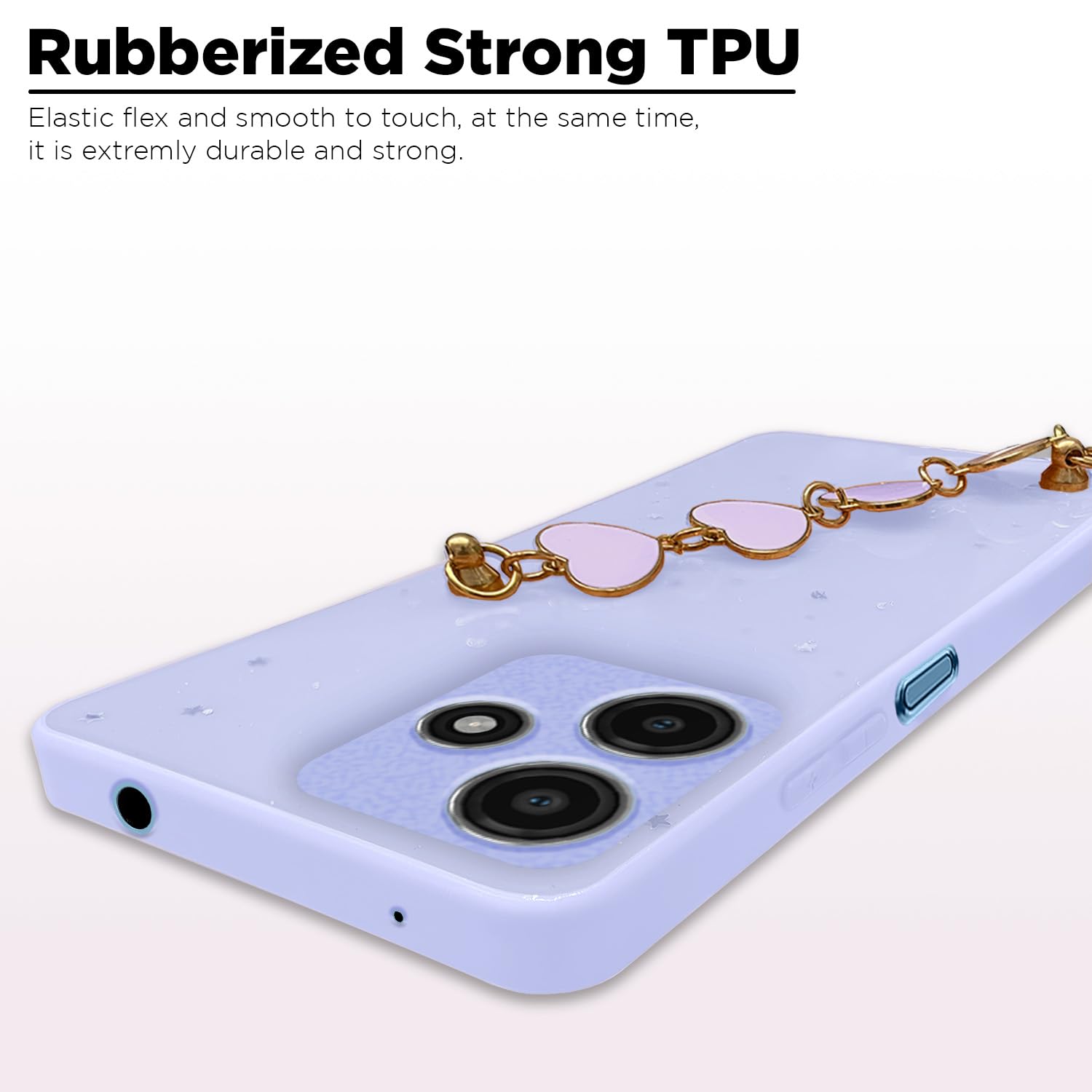 Pikkme purple Chain back cover for Redmi 12 5G – photo 4