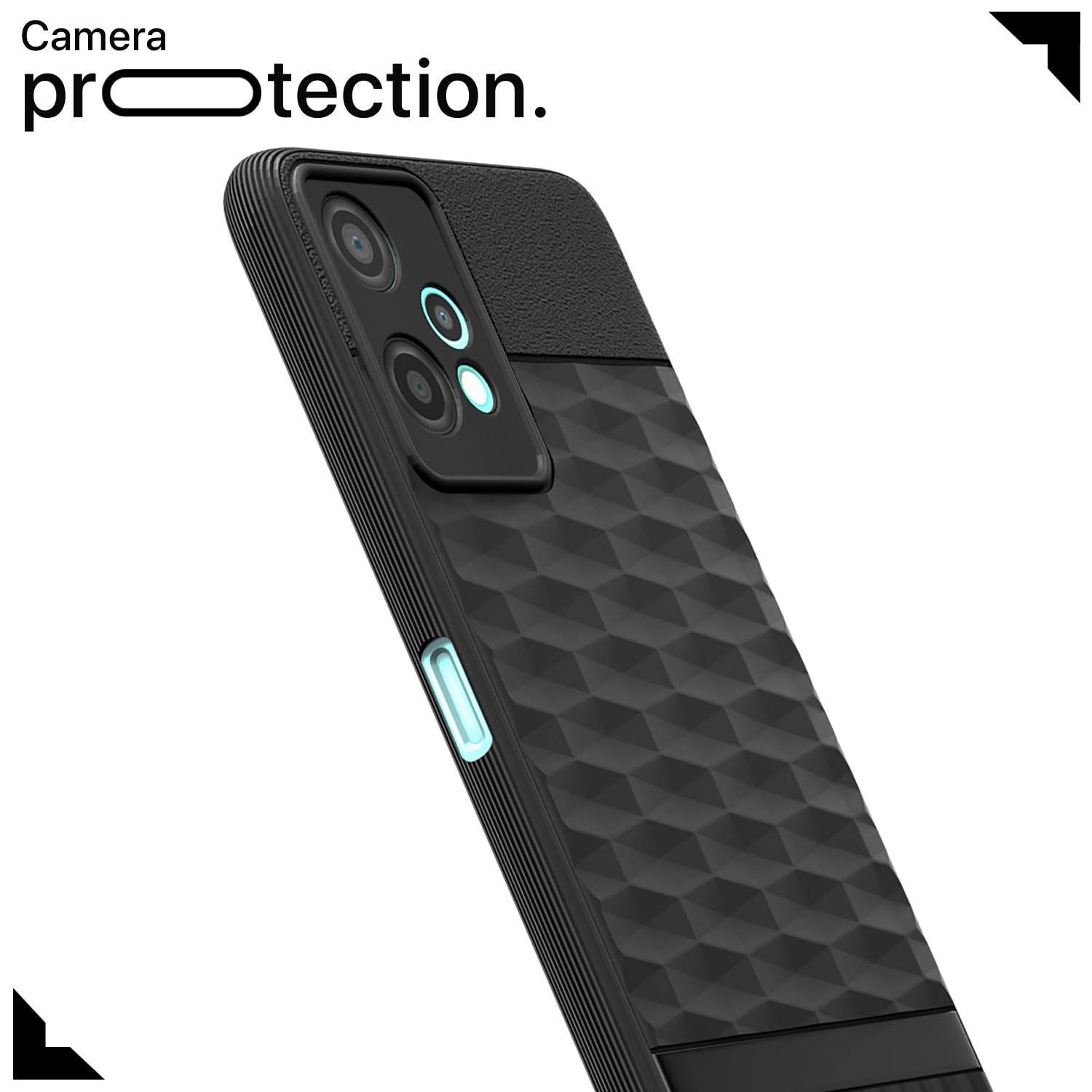 Pikkme OnePlus Nord CE 2 Lite 5G Gencase Back Cover (Black)