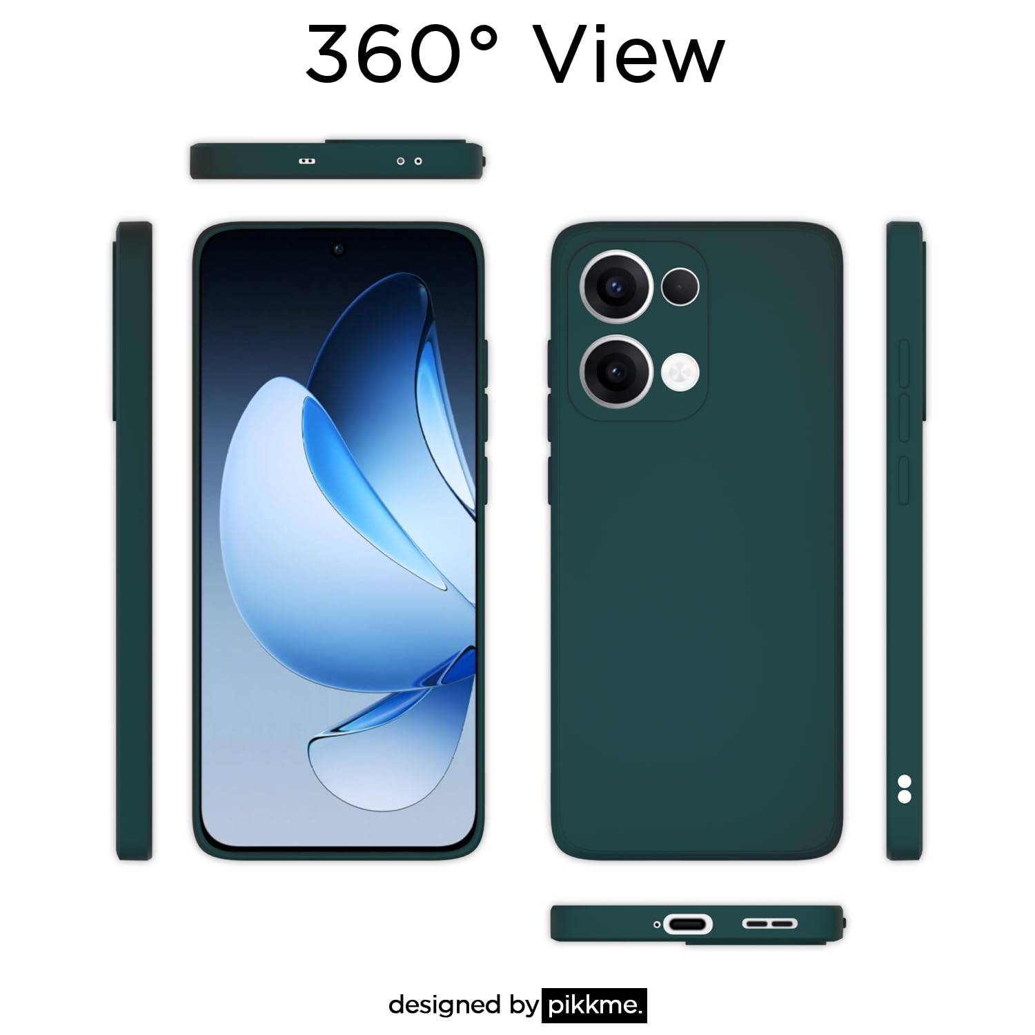 Green back cover for Oppo Reno 13 5G – Pikkme – photo 4