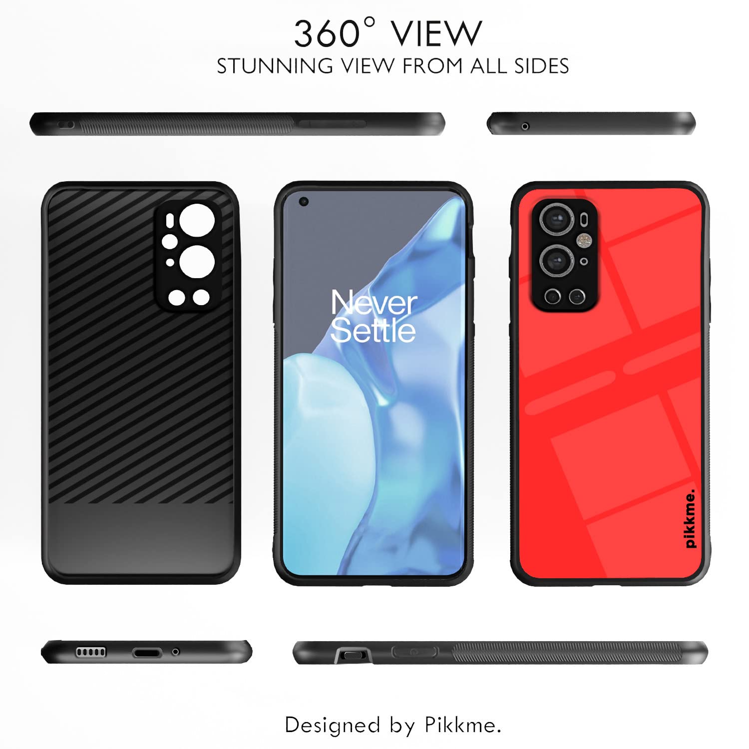 Pikkme OnePlus 9 Pro Hybrid mobile back cover – photo 2