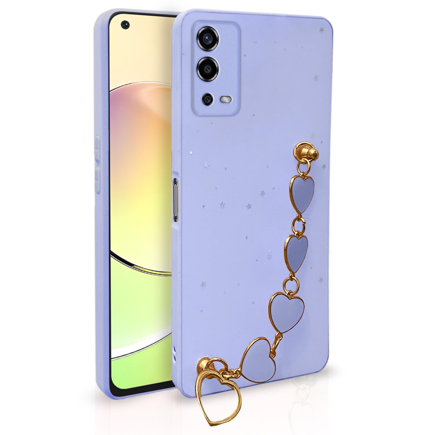 Purple Chain back cover for Oppo A55 – Pikkme