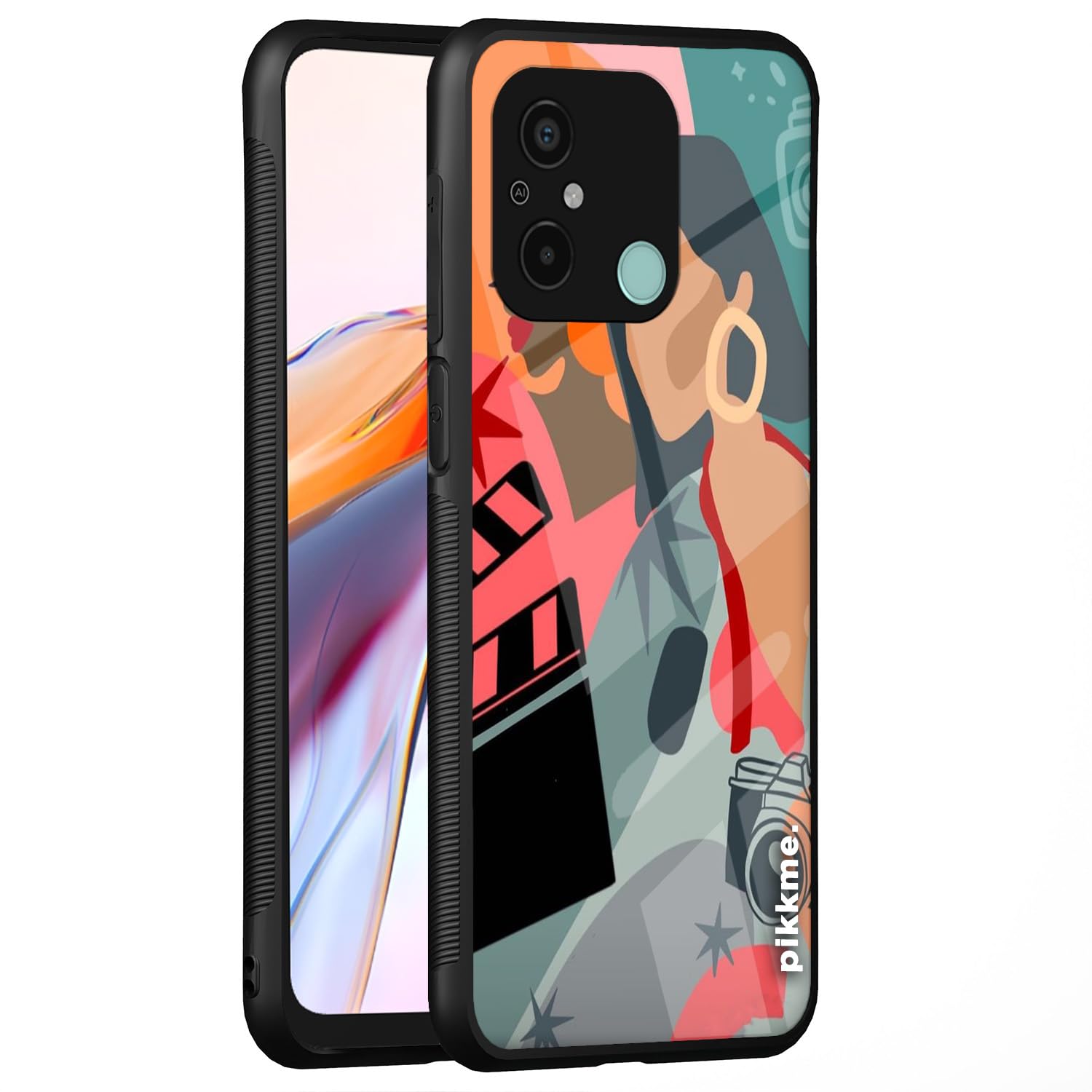 Pikkme Hybrid back cover for Redmi 12C/Poco C55