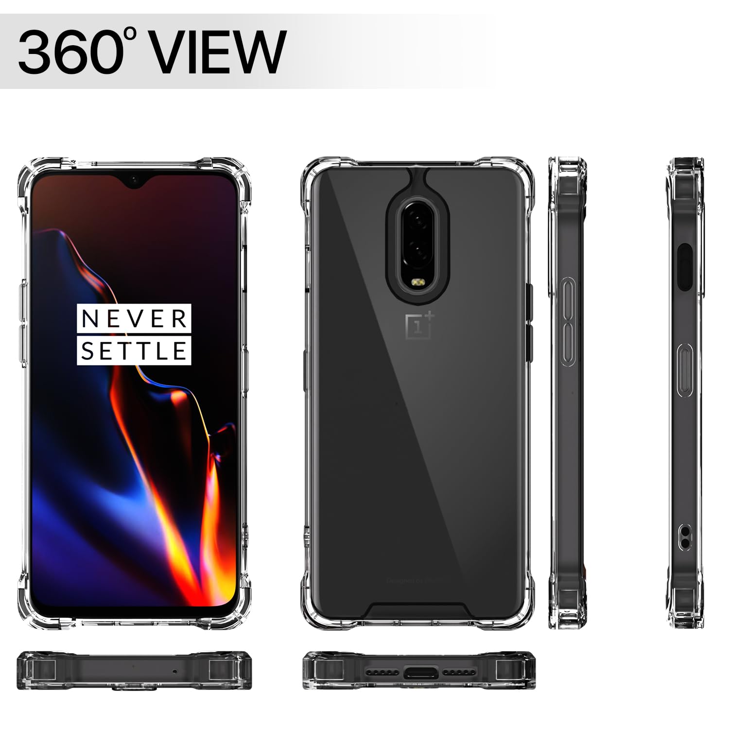 Pikkme OnePlus 6T/7 PC-TPU transparent mobile cover – photo 7