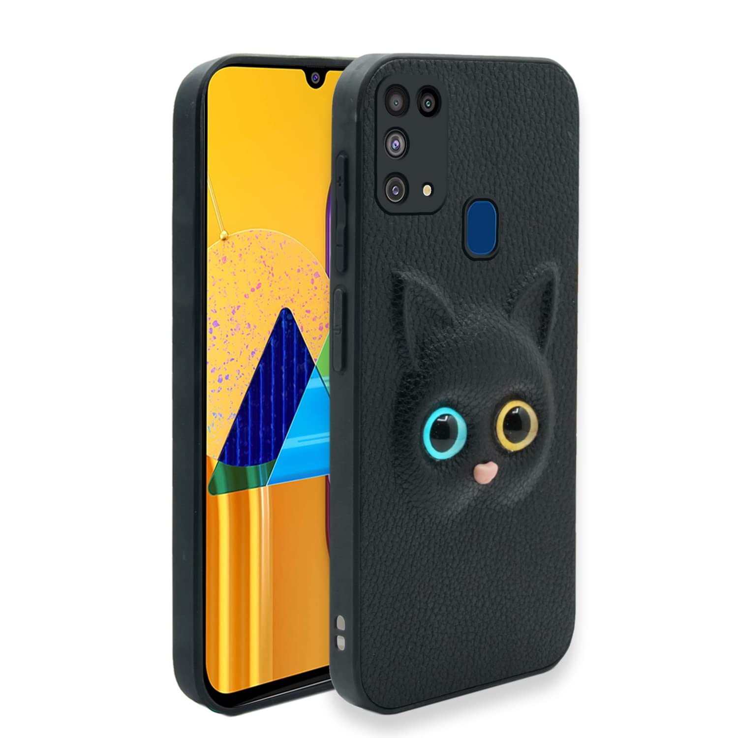 Black Cat mobile back cover for Samsung M31/M31 Prime/F41 – Pikkme