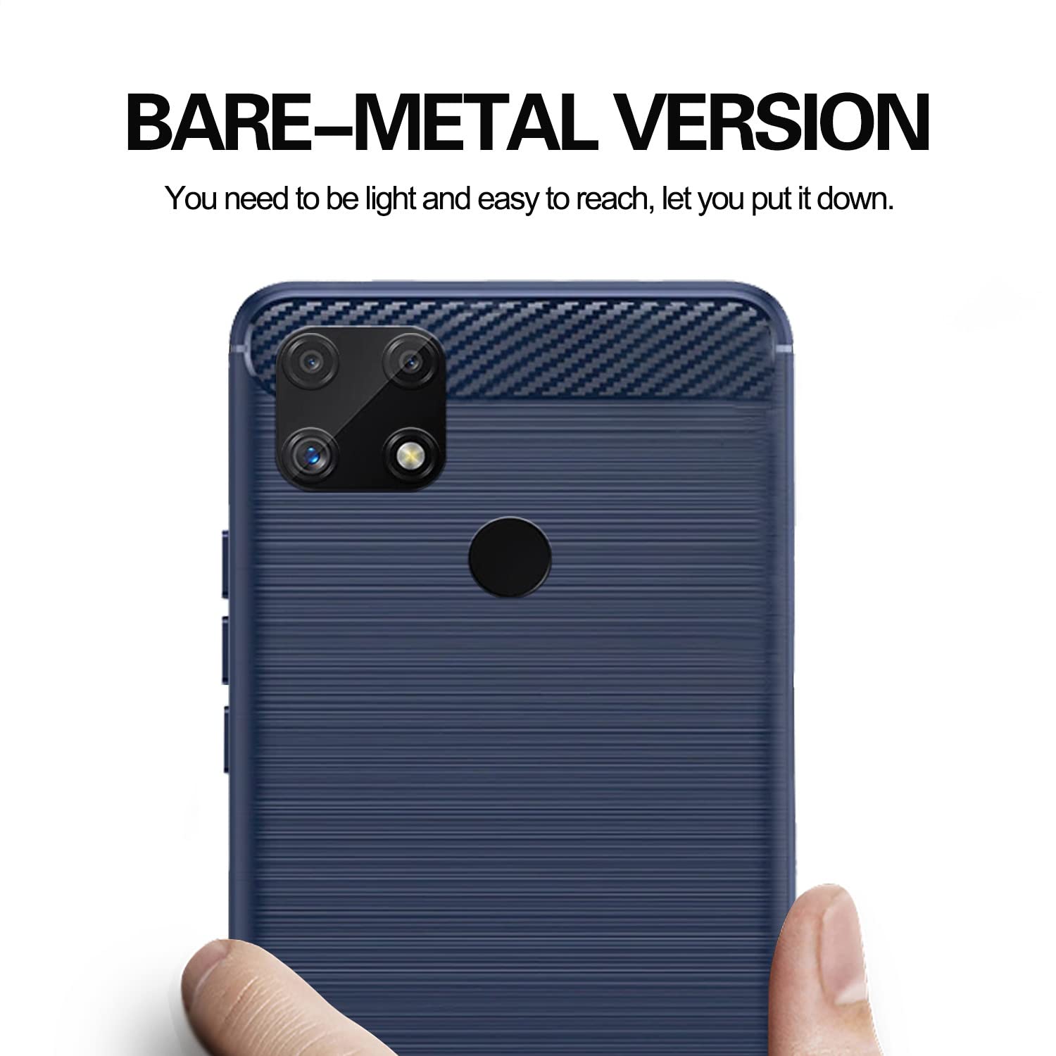 Pikkme Realme Narzo 50A blue back cover – photo 6