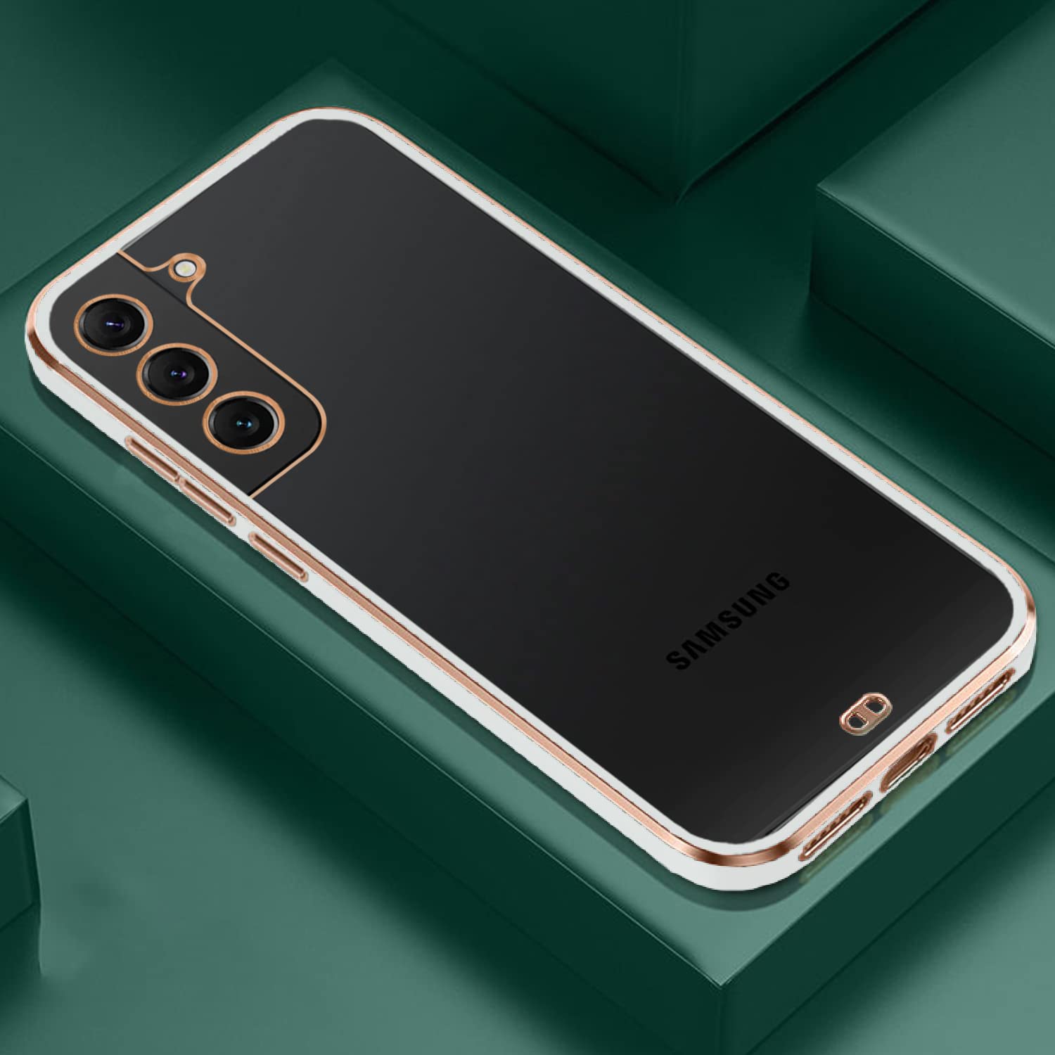 Pikkme white Chrome mobile back cover for Samsung S22 – photo 6