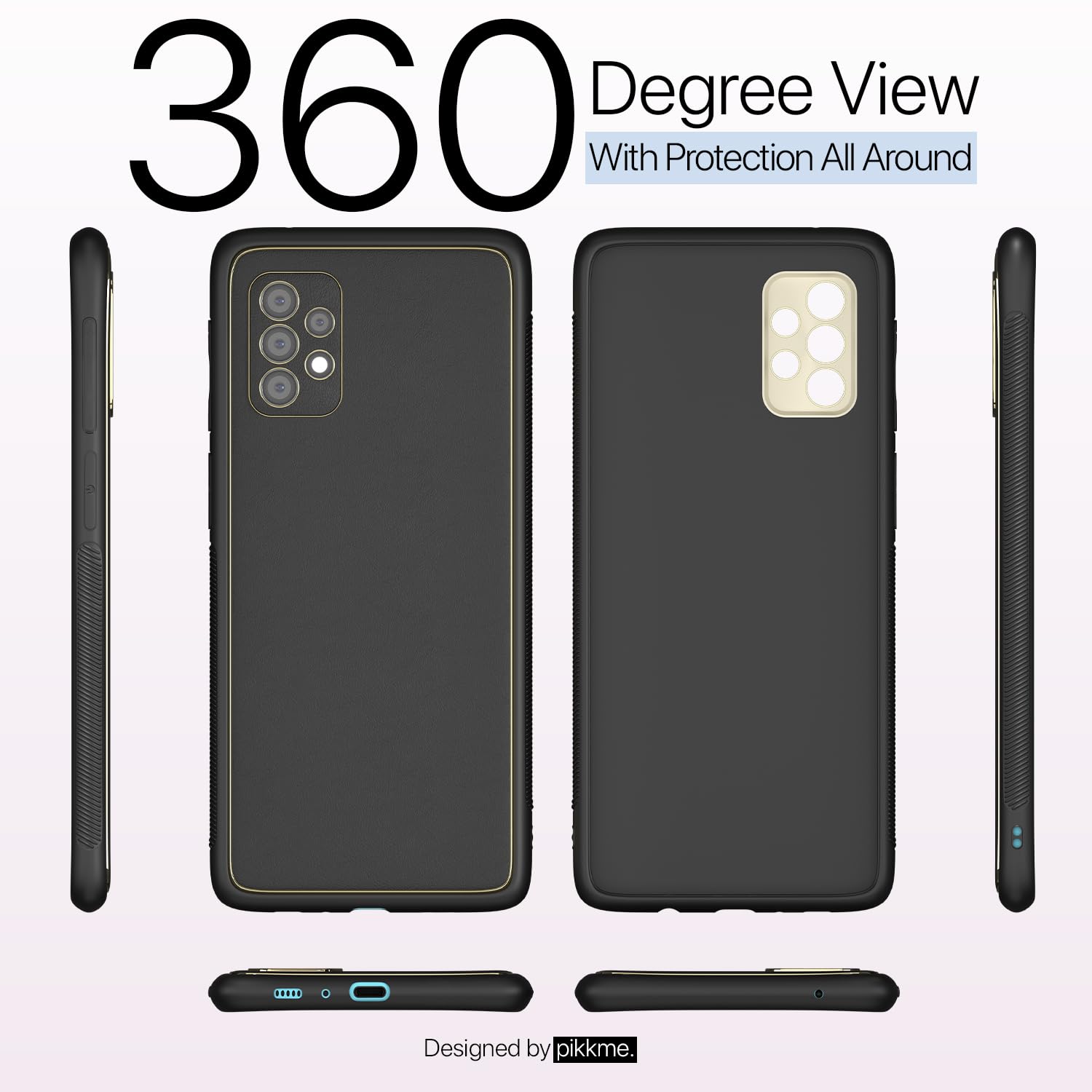 Pikkme Samsung A73 5G Chrome black phone cover – photo 2