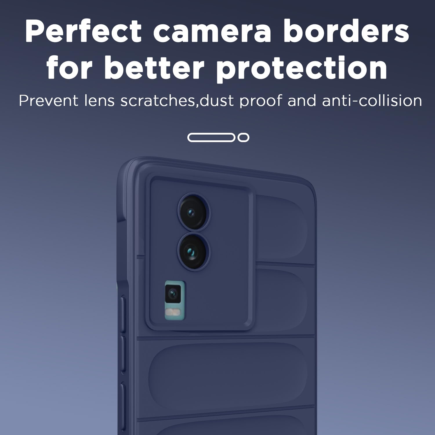 Pikkme iQOO Neo 7/Neo 7 Pro 5G Liquid Silicone blue back cover – photo 6